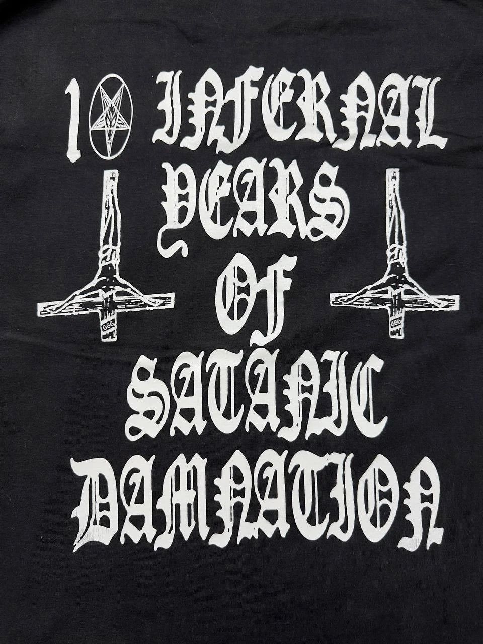 Band Tees Surrender of Divinity 2006 Black Metal longsleeve Mayhem Size US L / EU 52-54 / 3 - 4 Thumbnail