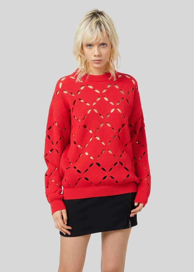 Versace o1y0226 Sweater in Red Size XS / US 0-2 / IT 36-38 - 3 Thumbnail