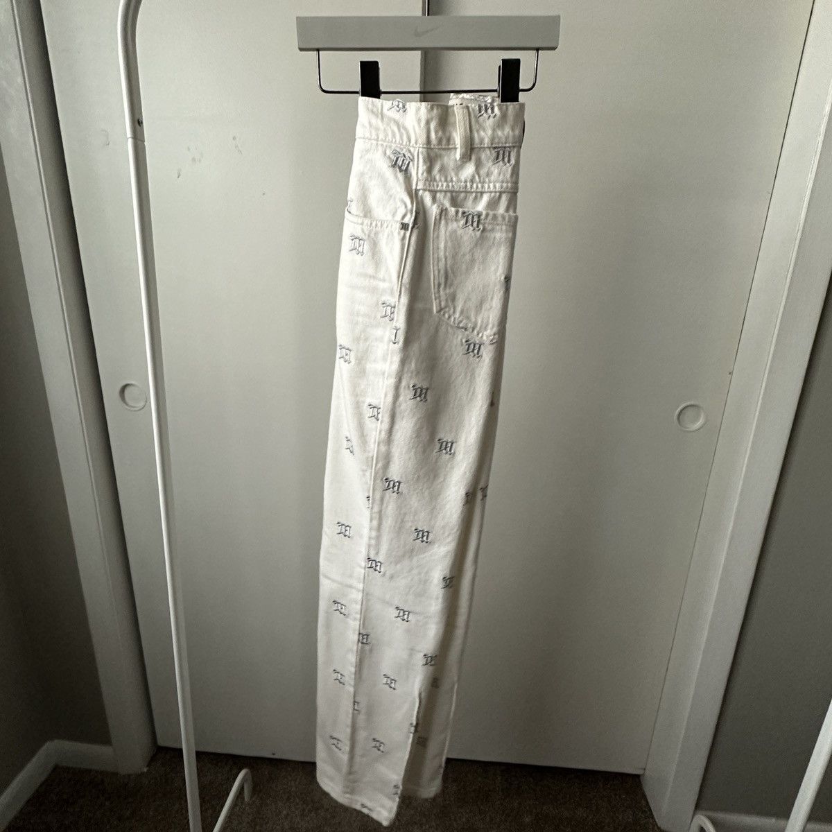 MISBHV White Jean Monogram