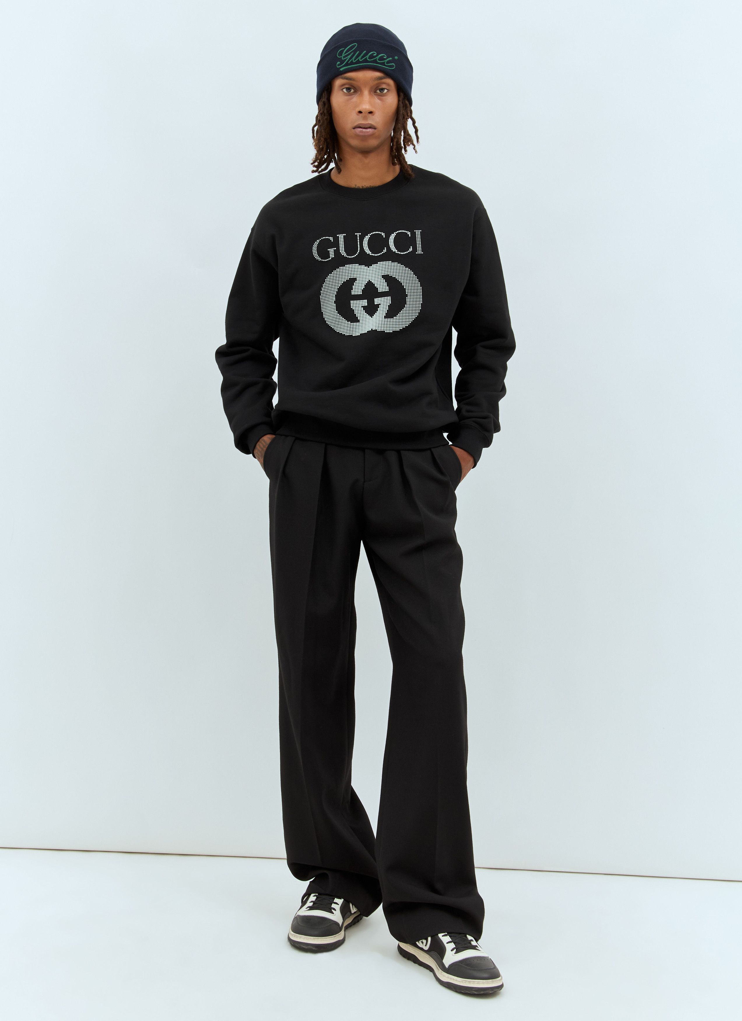 Gucci o1loc1c1125 784413 C/Neck Sweatshirt in Black Size US L / EU 52-54 / 3 - 2 Thumbnail