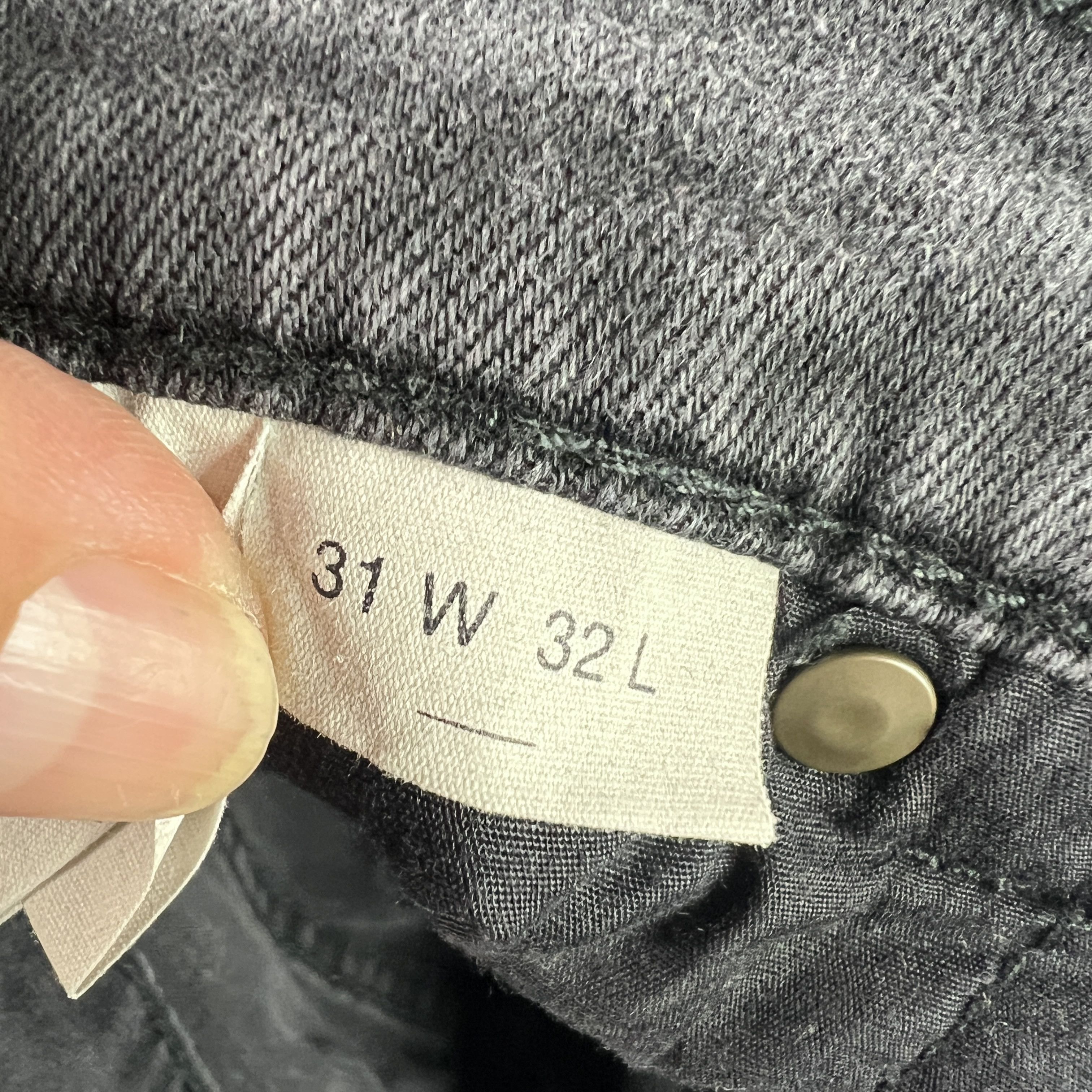Rolla's Rolla's Jean Thin Captain Slim Black Faded Distressed Denim Size US 31 - 9 Thumbnail