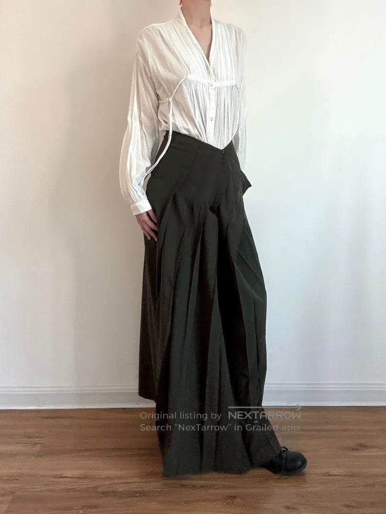 Yohji Yamamoto Yohji Yamamoto size 3 Patchwork pleated skirt Size 25" / US 0 / IT 36 - 2 Thumbnail