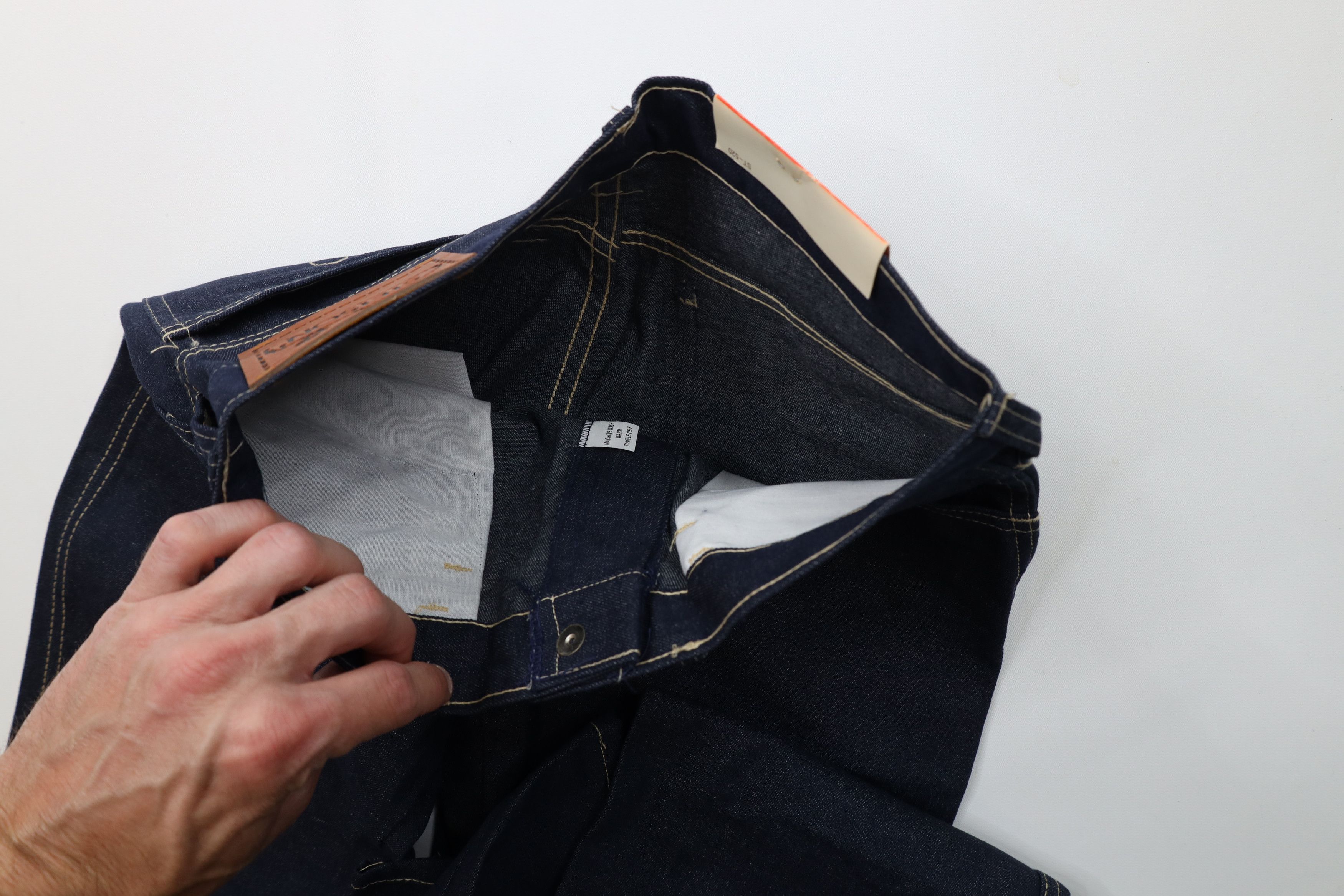 Vintage Deadstock Vintage 70s Stetson Flared Denim Jeans Indigo USA Size US 28 / EU 44 - 7 Thumbnail