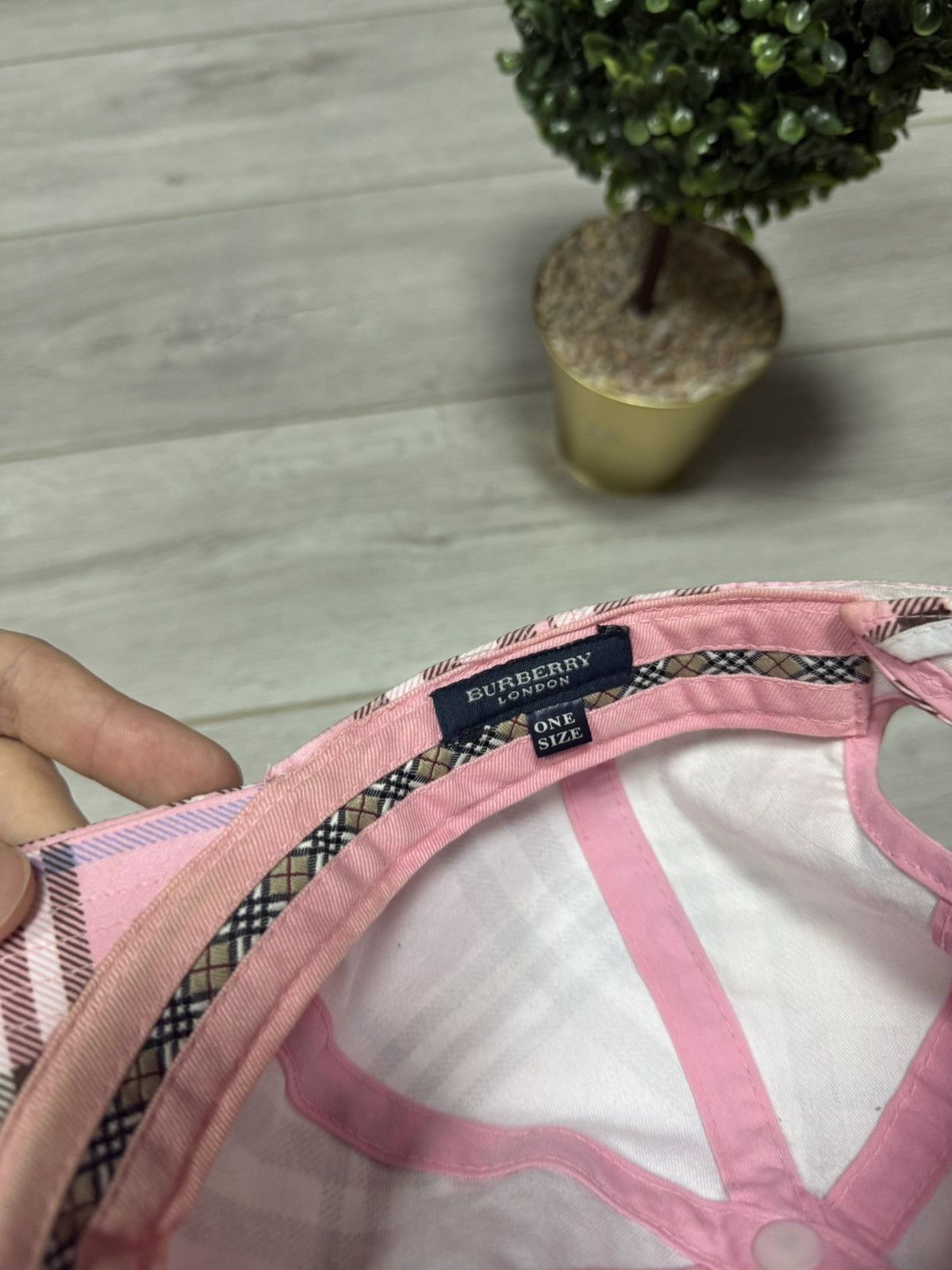 Burberry Burberry London check all over vintage cap hat Size ONE SIZE - 5 Thumbnail