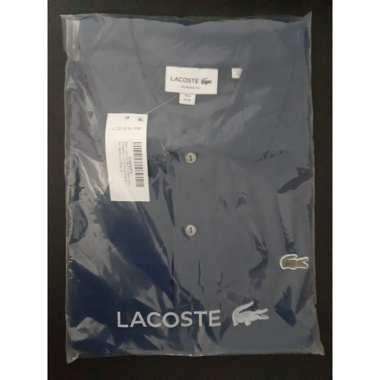 Lacoste Lacoste Men's Legacy L.12.12 Pique Polo Shirt Blue M Size US M / EU 48-50 / 2 - 2 Thumbnail