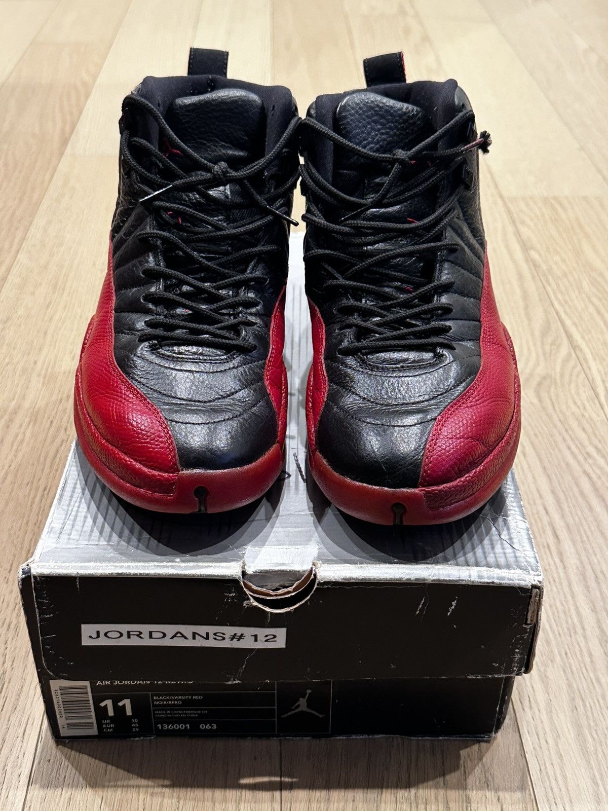 Jordan Brand Retro Air Jordan 12 Flu Game 2003 Size US 11 / EU 44 - 1 Thumbnail
