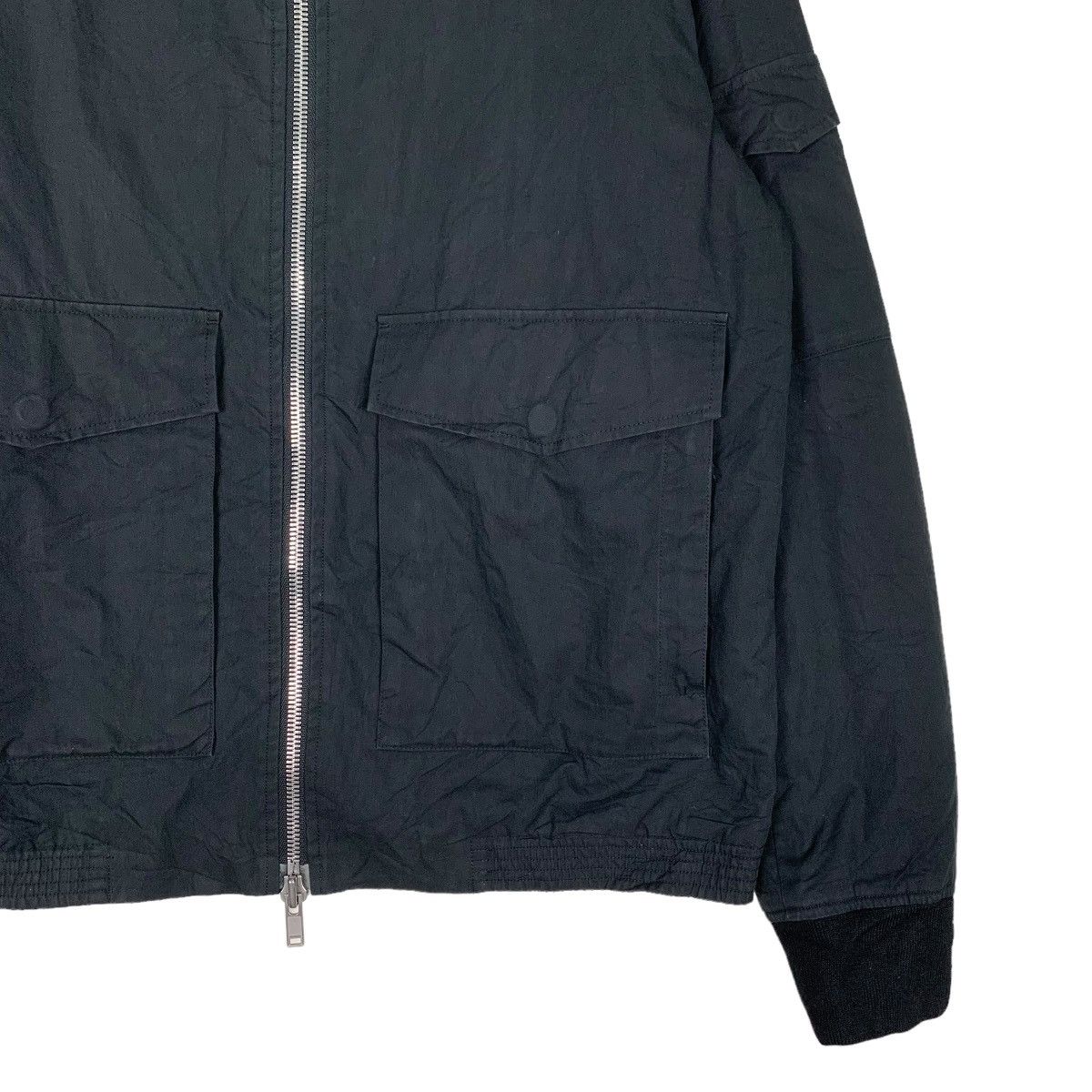 Japanese Brand Cotton Nylon Canvas KERBY Style Bomber Jacket #0422-C19 Size US M / EU 48-50 / 2 - 4 Thumbnail