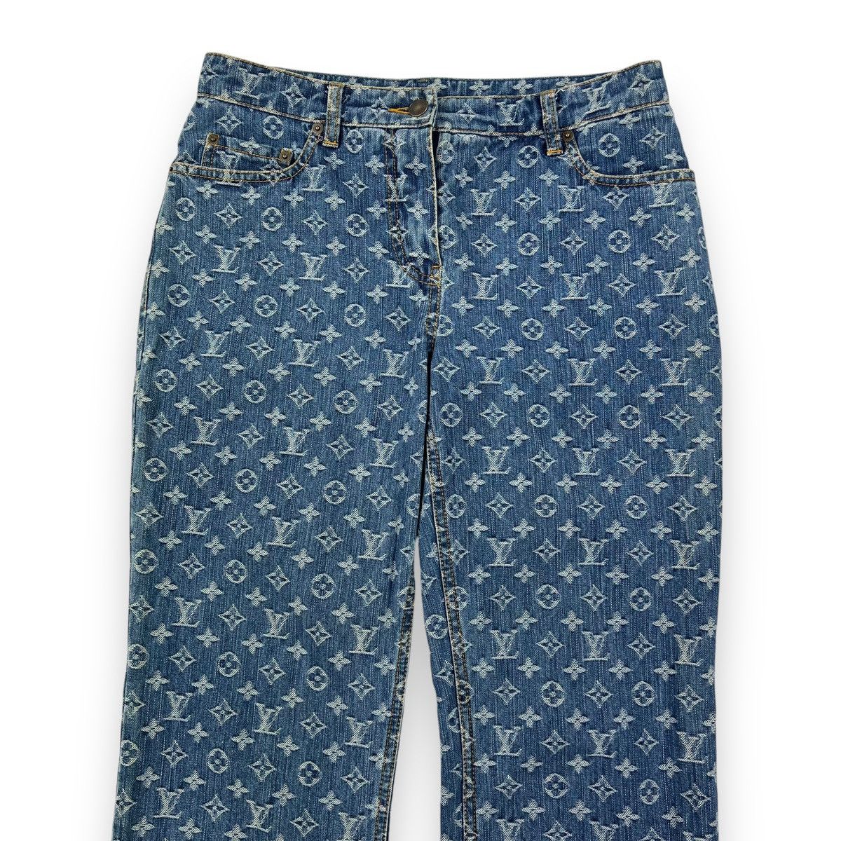 【美品】ルイヴィトン MONOGRAM TAILORED DENIM PANTS Monogram Denim Tailored Pants - Men - Ready-to-Wear | LOUIS