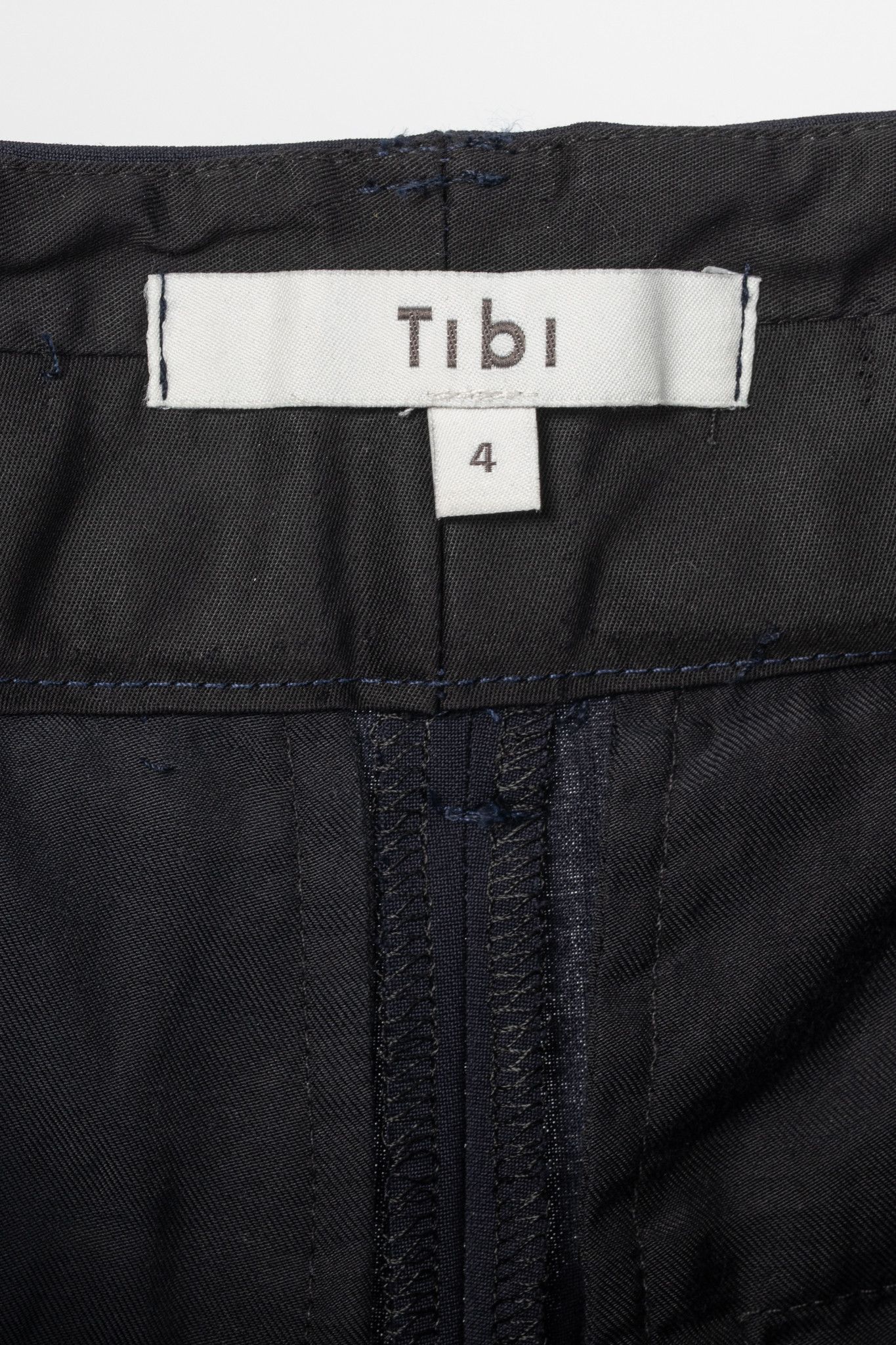 Tibi Tibi Stella Navy Tropical Wool Pants Size 27" / US 4 / IT 40 - 8 Thumbnail