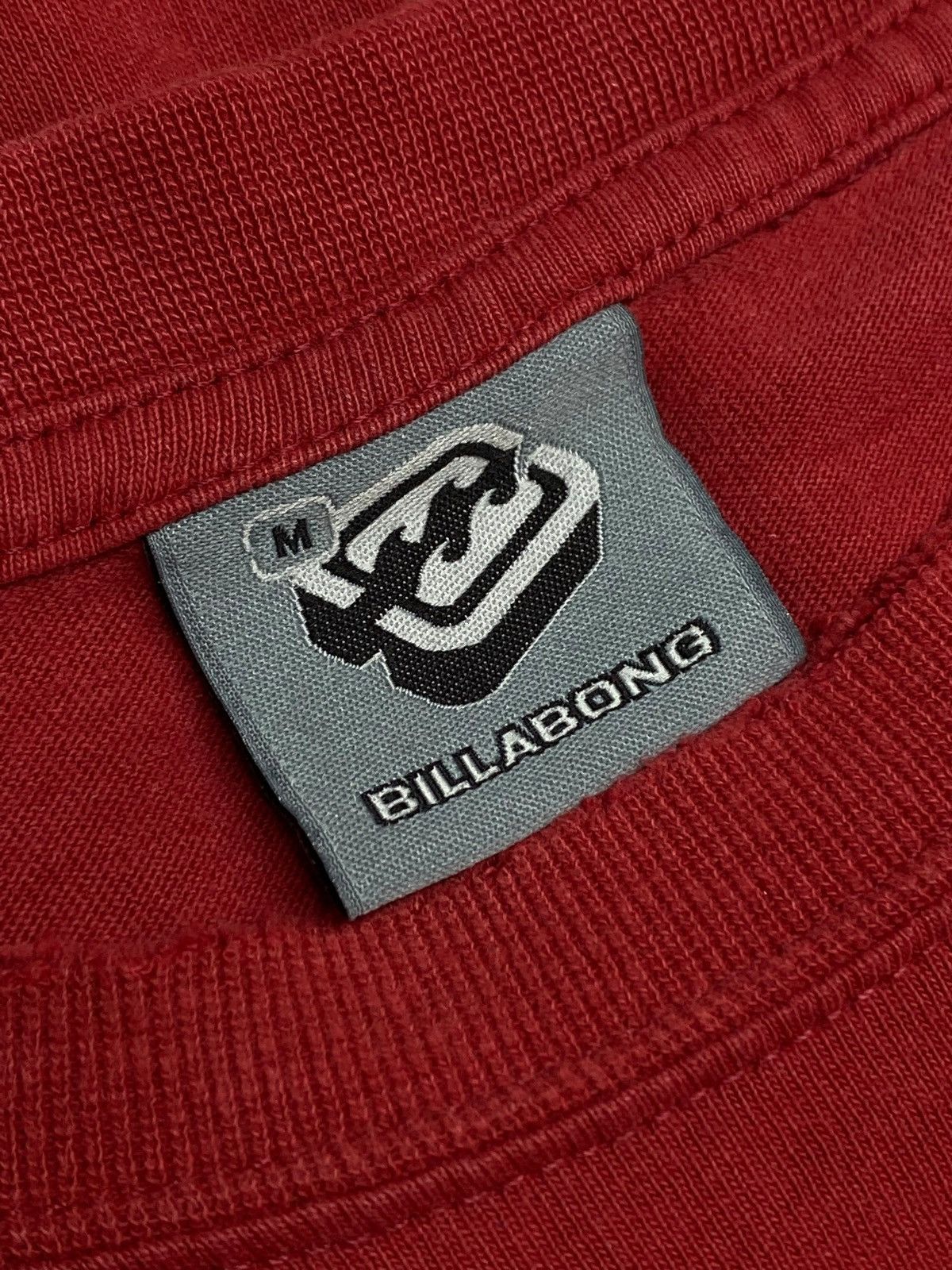 Billabong 🔥 VINTAGE 90s BILLABONG SURF STYLE RED COTTON T-SHIRT Size US M / EU 48-50 / 2 - 15 Thumbnail