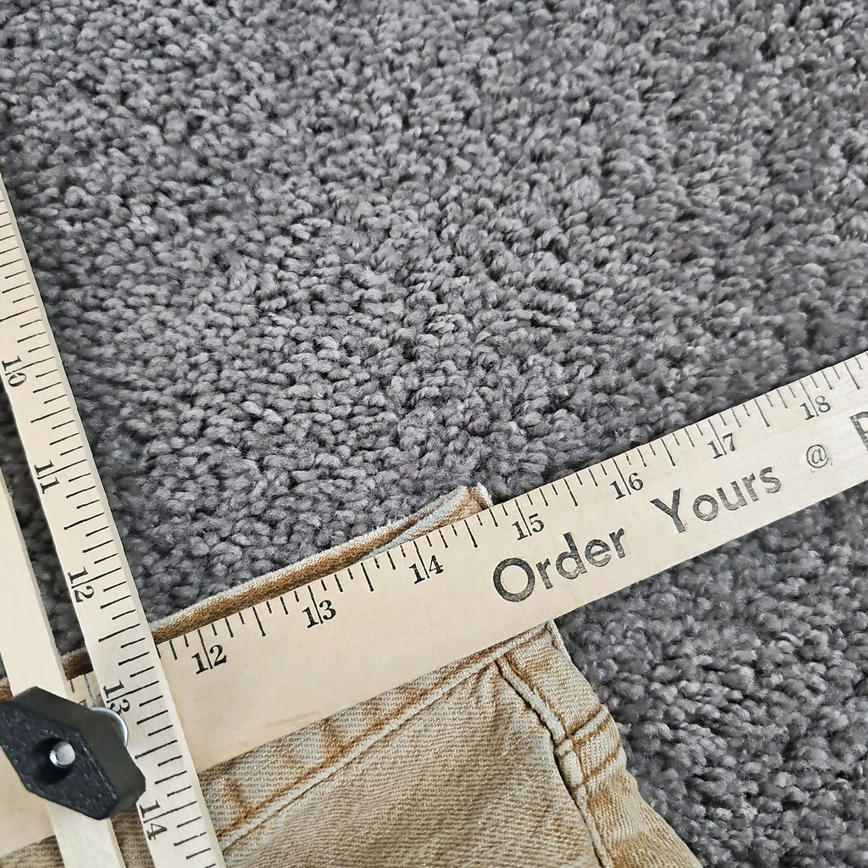 Levi's Levi's 501 Jeans Men's Regular Fit 31x32 Brown Light Wash Mid Rise Stretch Denim Size US 31 - 5 Thumbnail