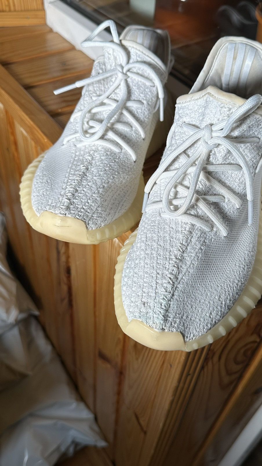Adidas × Yeezy Adidas Yeezy 350 v2 triple white🔥🔥 Size US 7.5 / EU 40-41 - 2 Thumbnail
