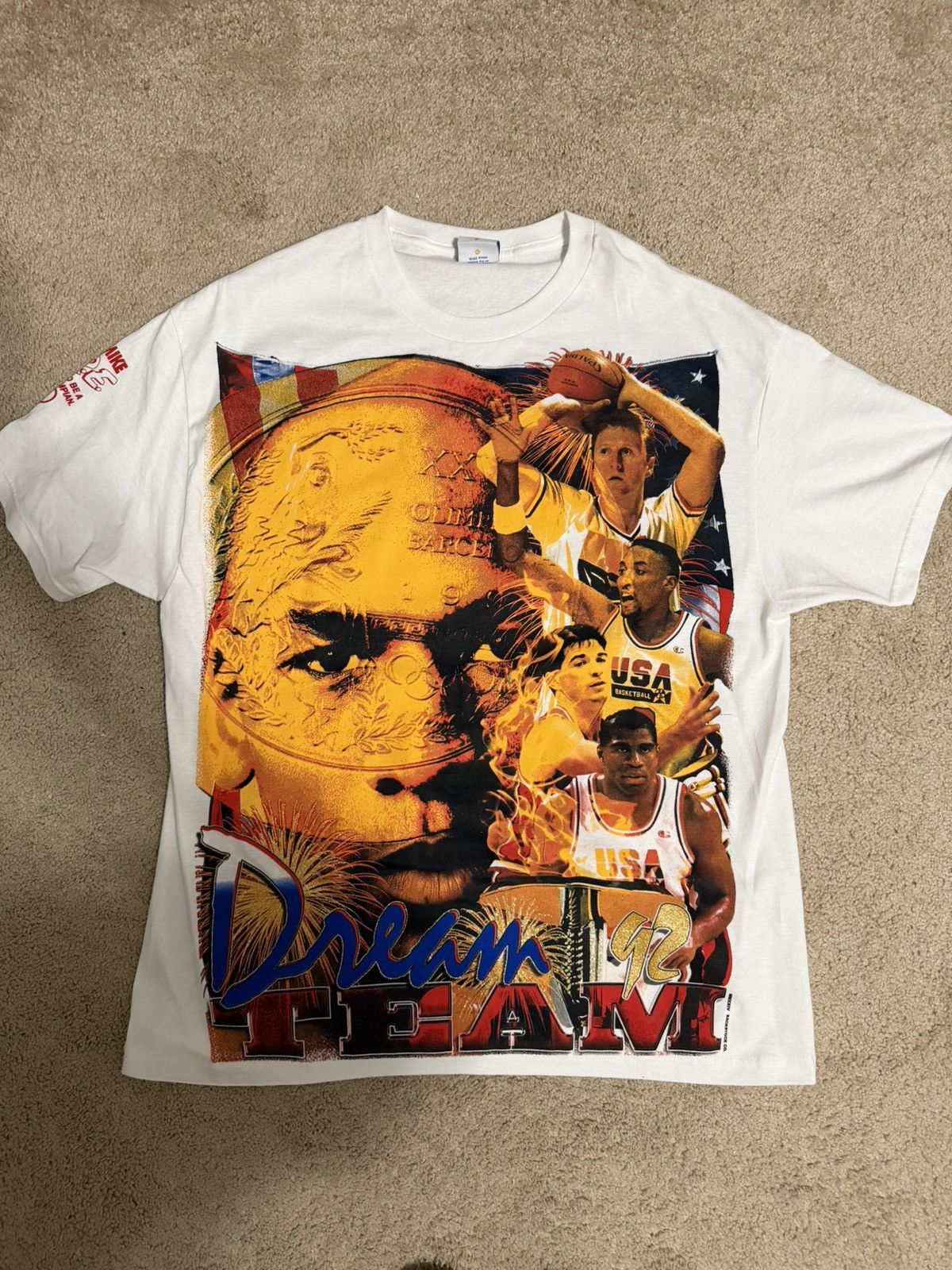 Vintage 1992 Olympic Dream Team Tee Size US XL / EU 56 / 4 - 1 Thumbnail