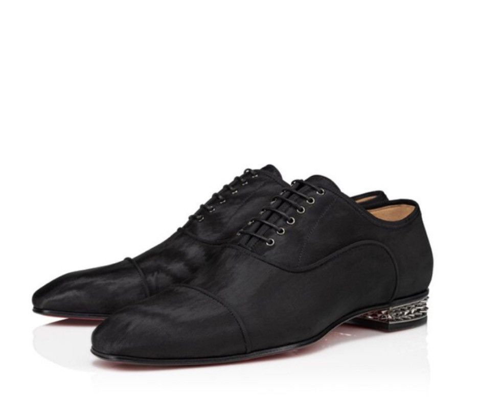 Christian Louboutin o1bcso1str1024 Greggy Rocks Flat in Black Size US 10 / EU 43 - 3 Thumbnail