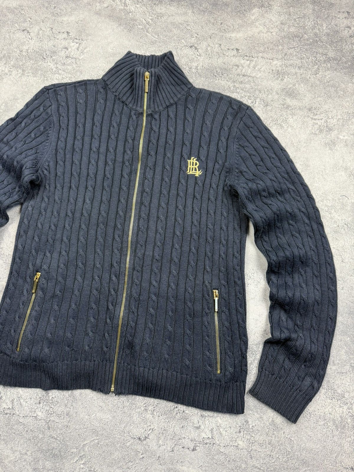 Polo Ralph Lauren Polo Ralph Lauren Green Label Cable Knit Full Zip Sweater Size M / US 6-8 / IT 42-44 - 5 Thumbnail