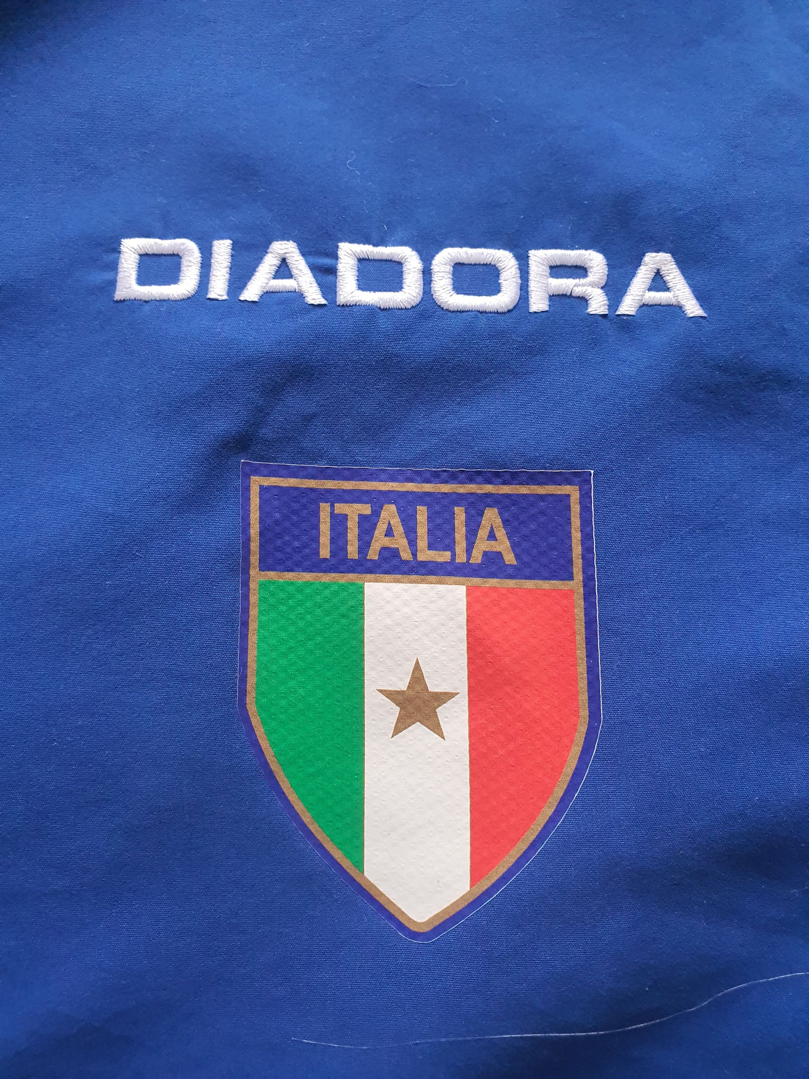 Diadora Vintage (1990s) Tracksuit Top Jacket - Italy Military Size US XXL / EU 58 / 5 - 5 Thumbnail