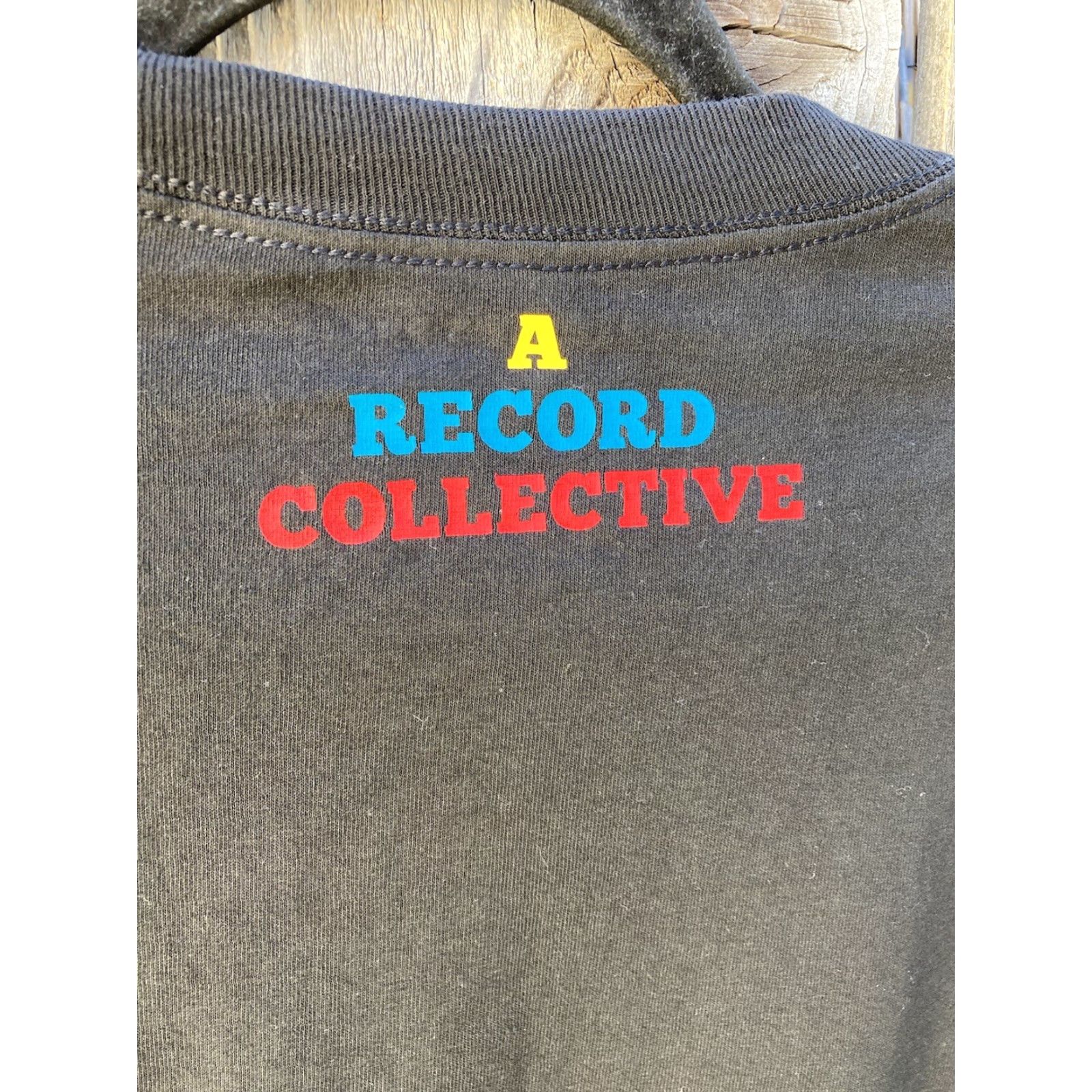 Doublet Men's People's Press Black Vinyl Crate Diggers SS T-Shirt L Double Sided Art Size US L / EU 52-54 / 3 - 6 Thumbnail