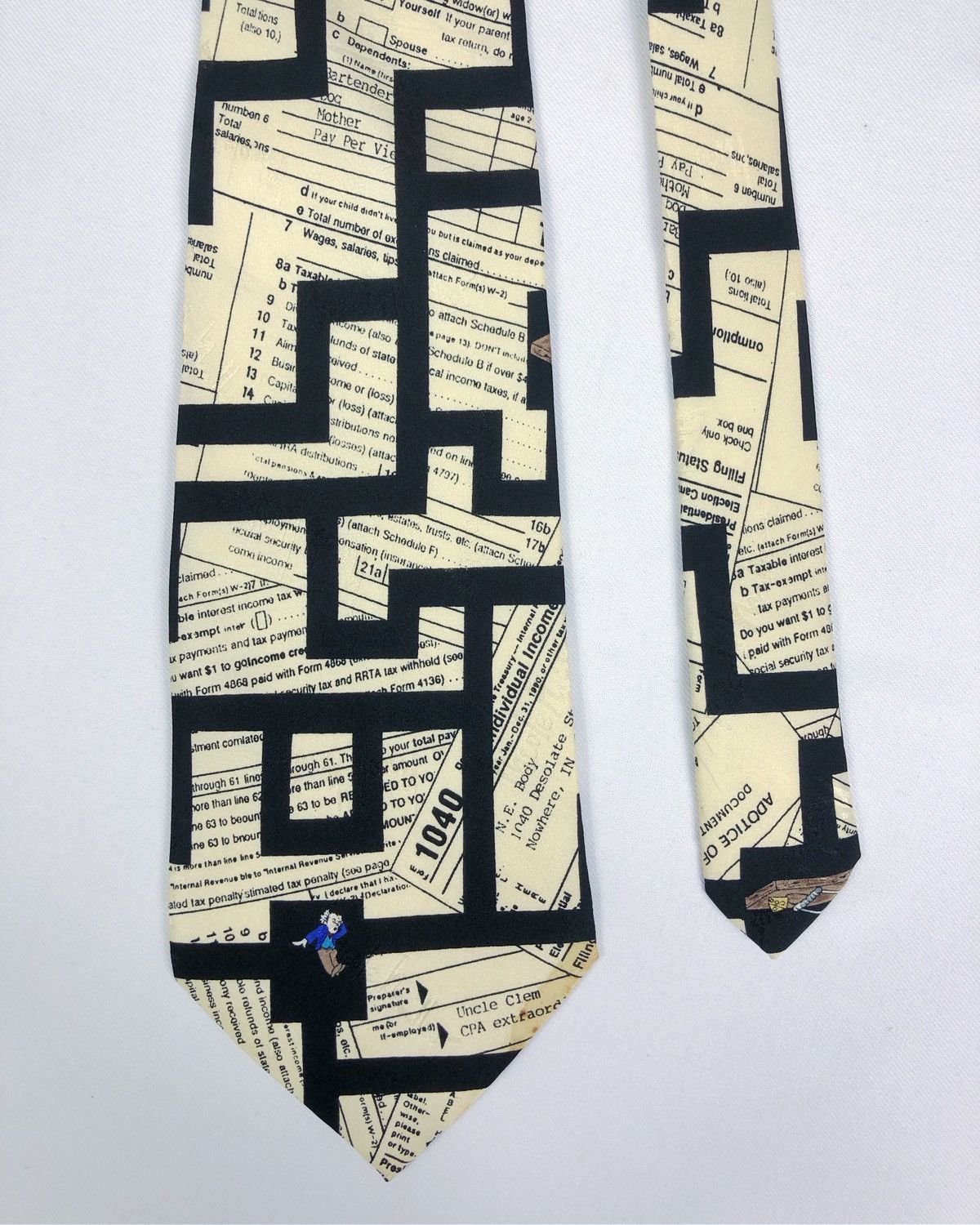 Nicole Miller Rare Vintage 1994 Nicole Miller Overprint Silk Tie Size ONE SIZE - 3 Thumbnail