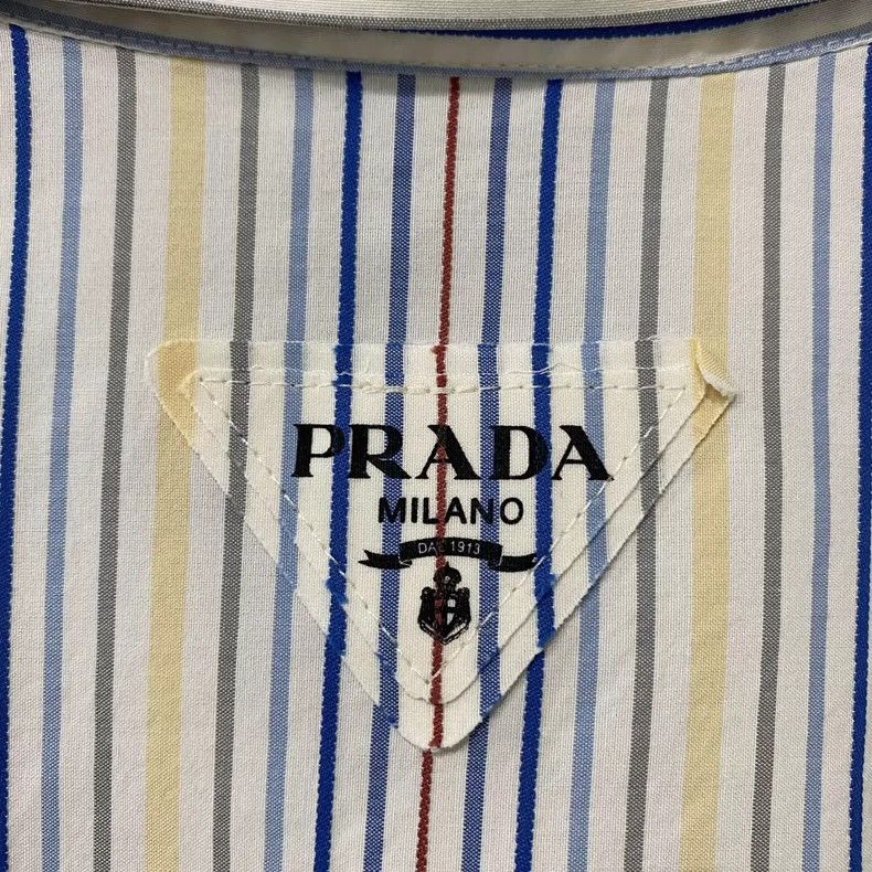 Prada Prada Mermaid long waist-length shirt dress 2502-Nextarrow Size XS / US 0-2 / IT 36-38 - 7 Thumbnail
