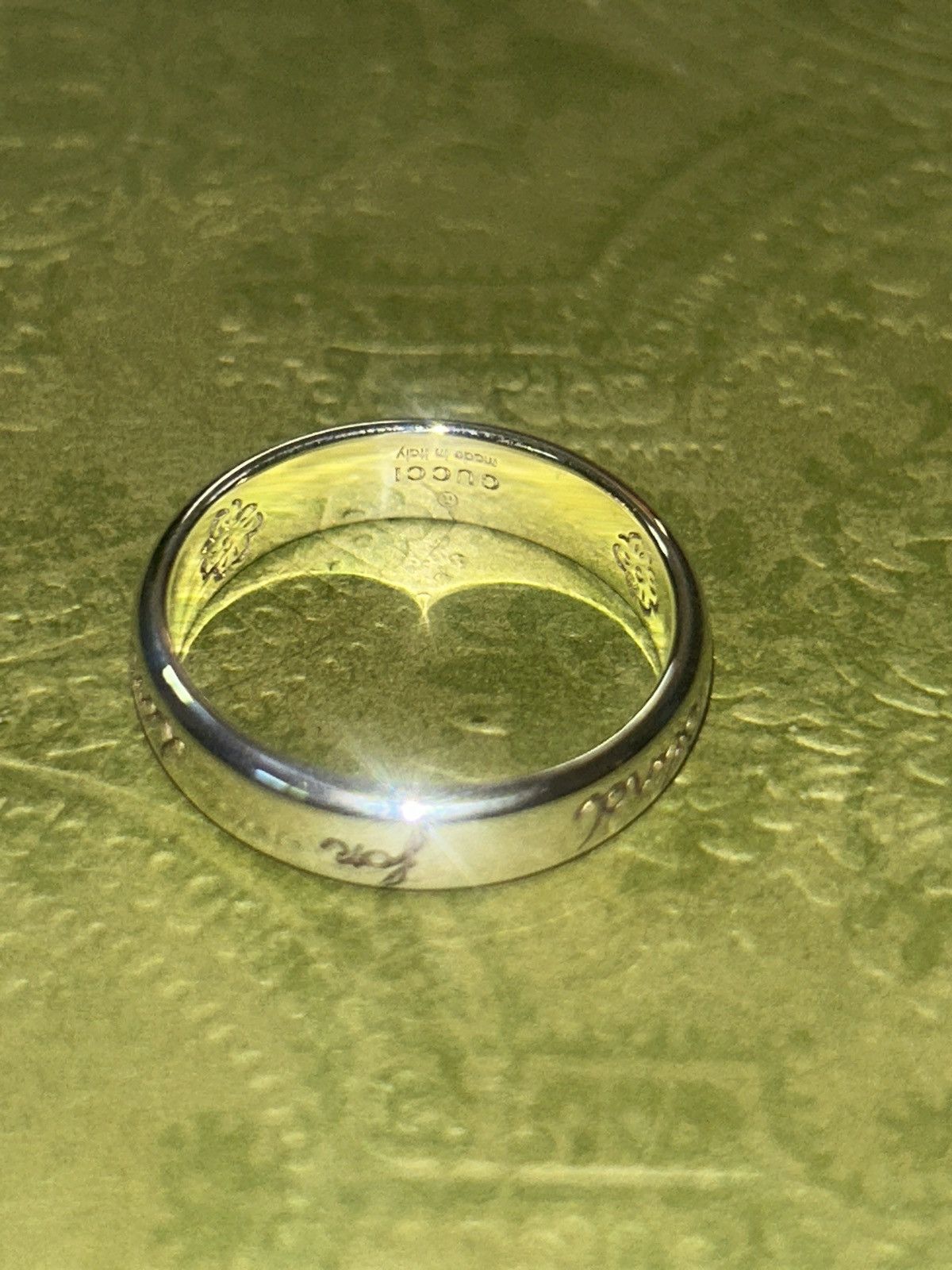 Gucci Gucci Blind for Love Ring Silver Ag 925 455247 Size ONE SIZE - 6 Thumbnail