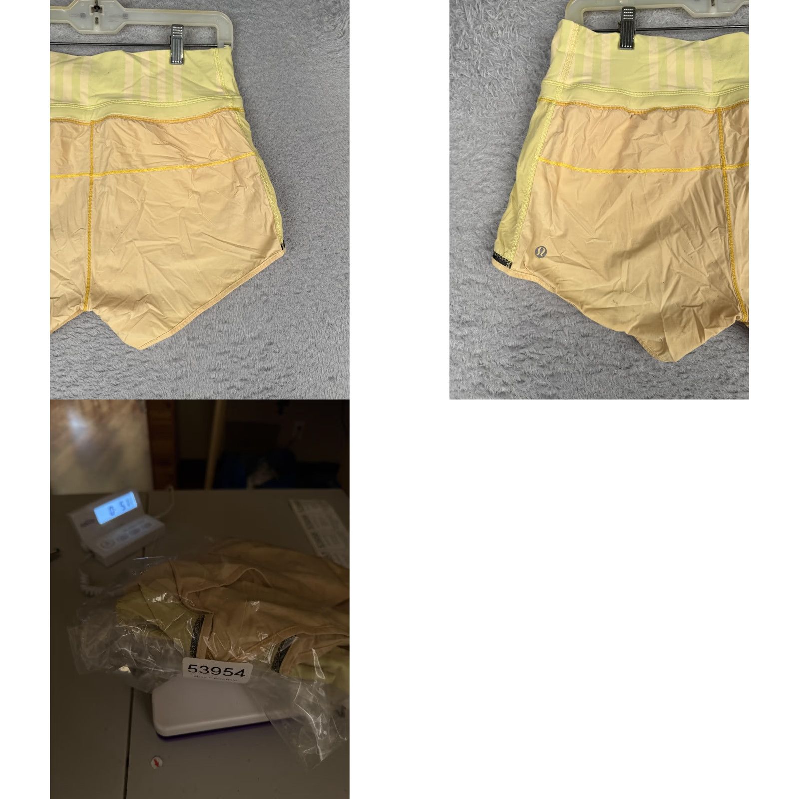Lululemon Lululemon Shorts Womens 6 Yellow Striped Waist Running 3 Inseam Lined Athletic Size 28" / US 6 / IT 42 - 9 Thumbnail