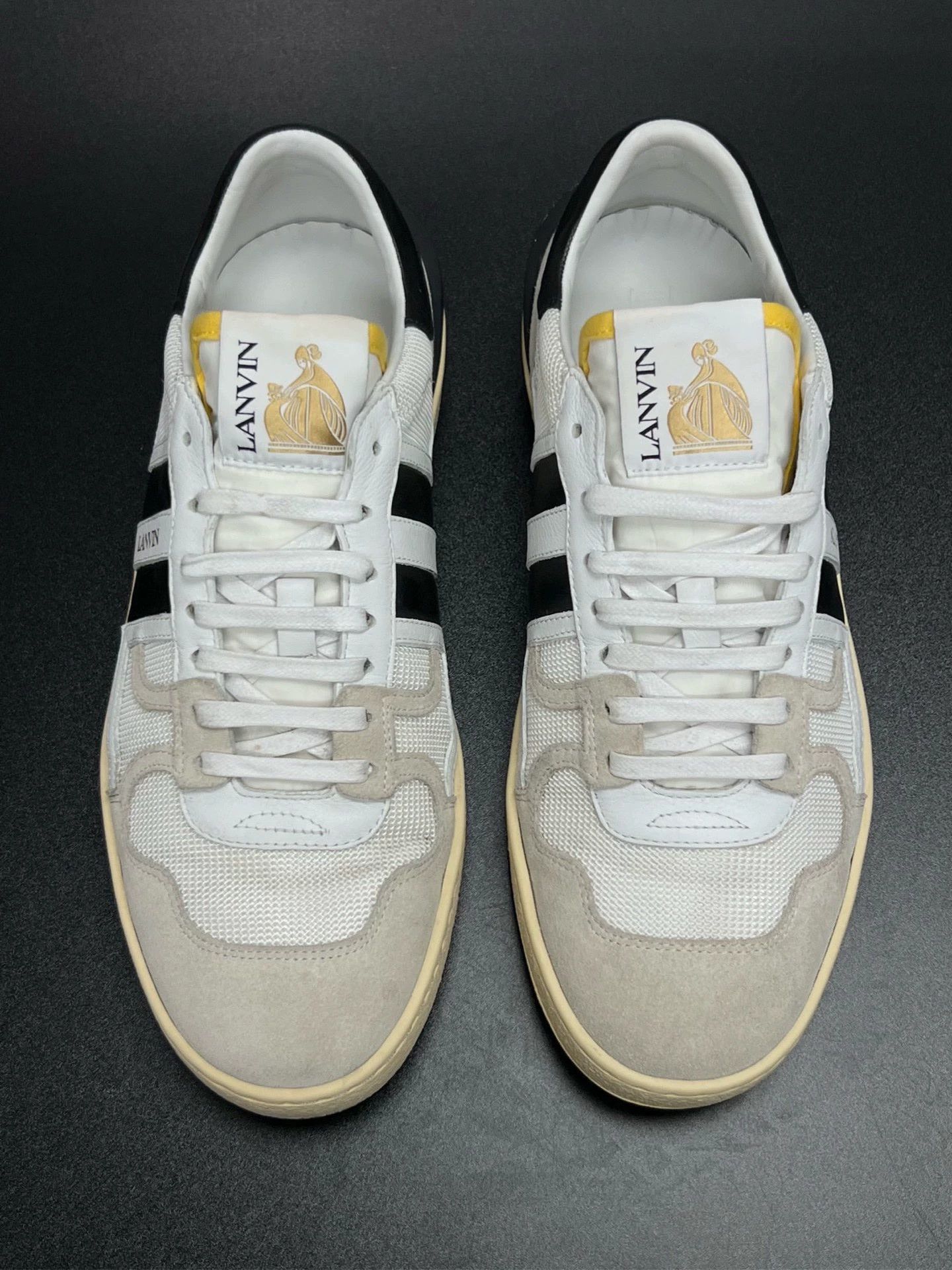 Lanvin lanvin clay black and white sneakers size 42 Size US 9 / EU 42 - 3 Thumbnail