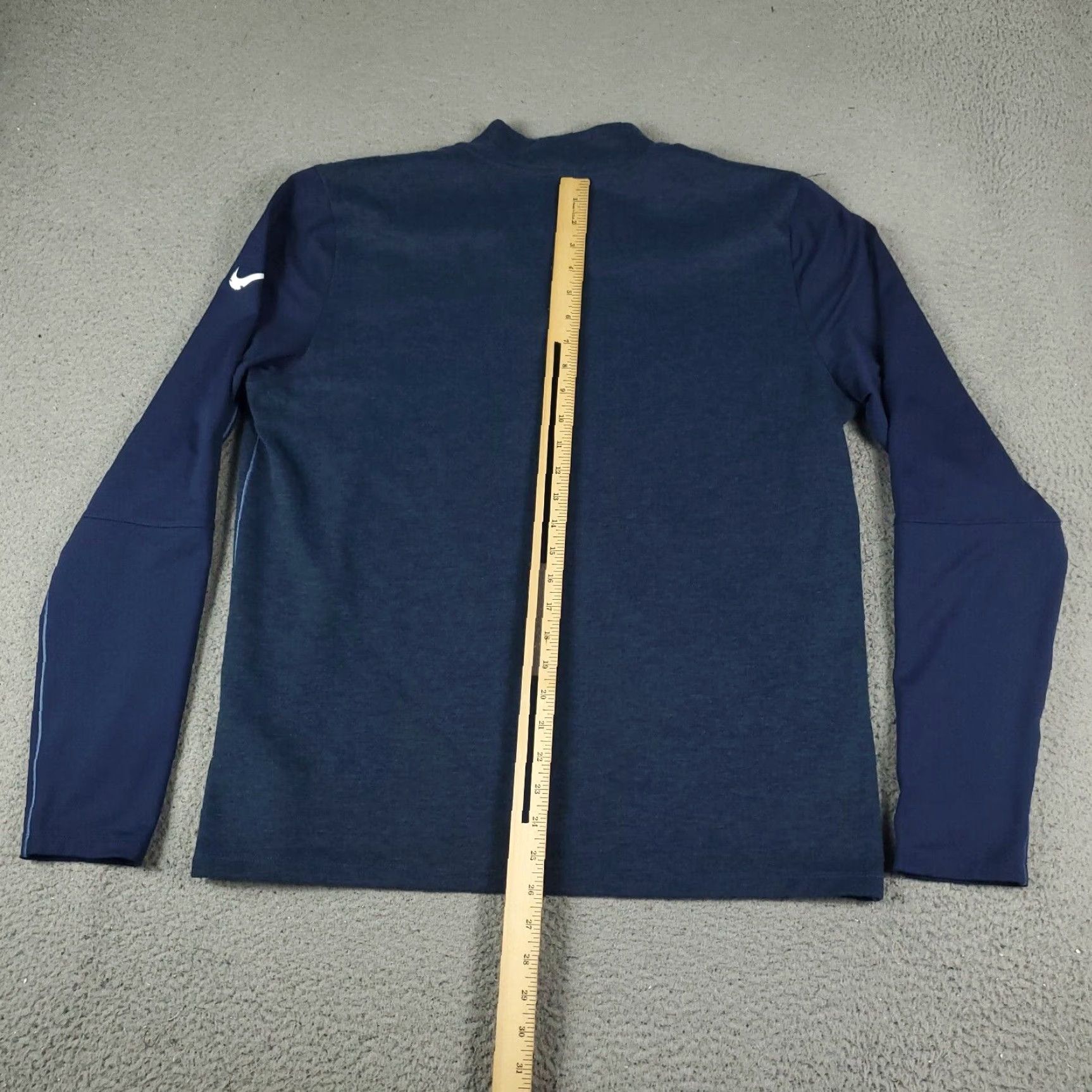 Nike Tiger Woods Sweater Mens Large Blue 2016 Rio Olympics Nike 1/4 Zip Sweatshirt Size US L / EU 52-54 / 3 - 6 Thumbnail