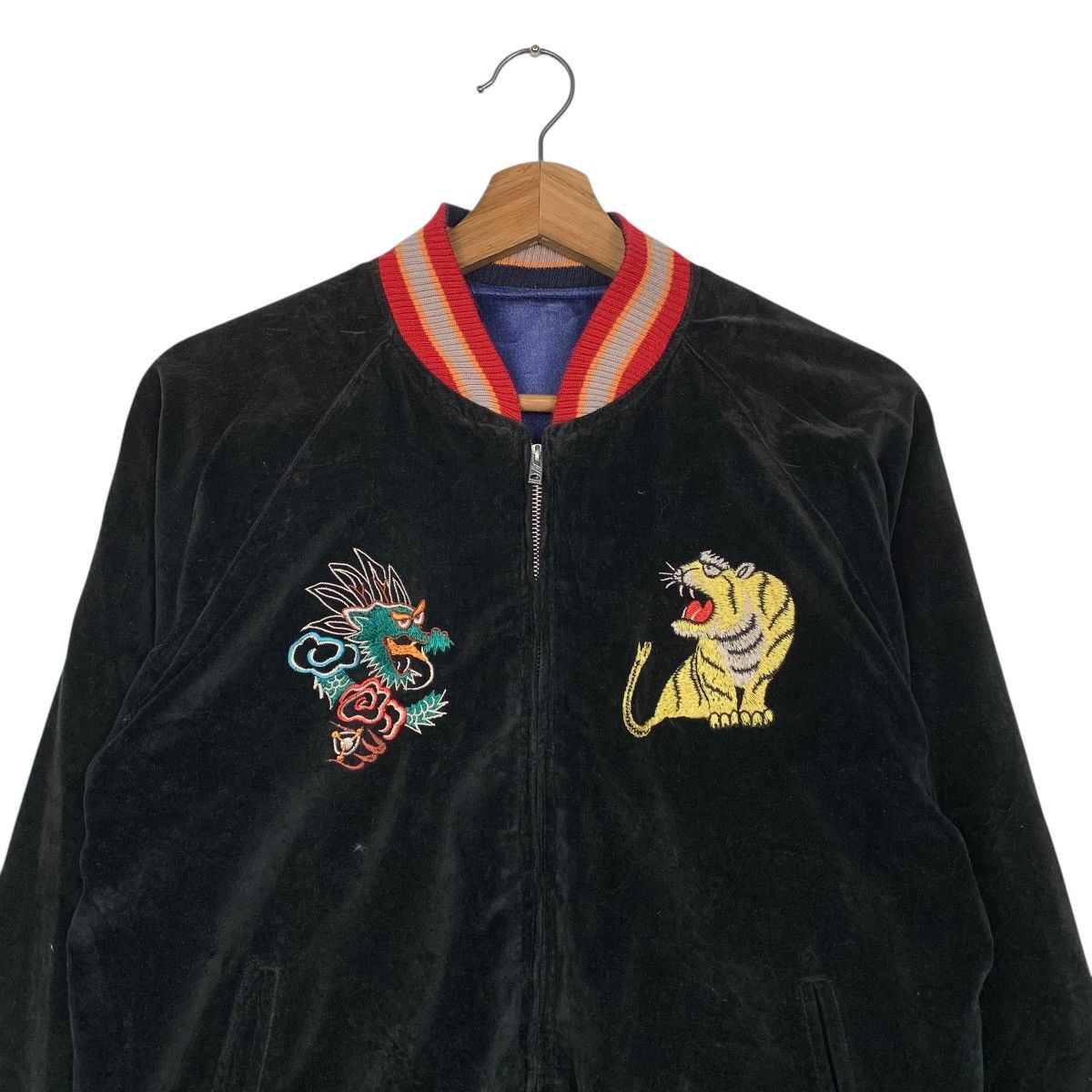 Japanese Brand Japanese Brand Clear Land Reversible Sukajan Jacket Size US XS / EU 42 / 0 - 4 Thumbnail