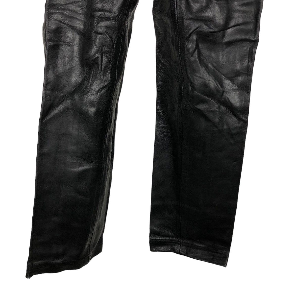 Toyo Enterprises ☄️True Vintage 1940 Leather Pants Military Army Work Size US 28 / EU 44 - 4 Thumbnail