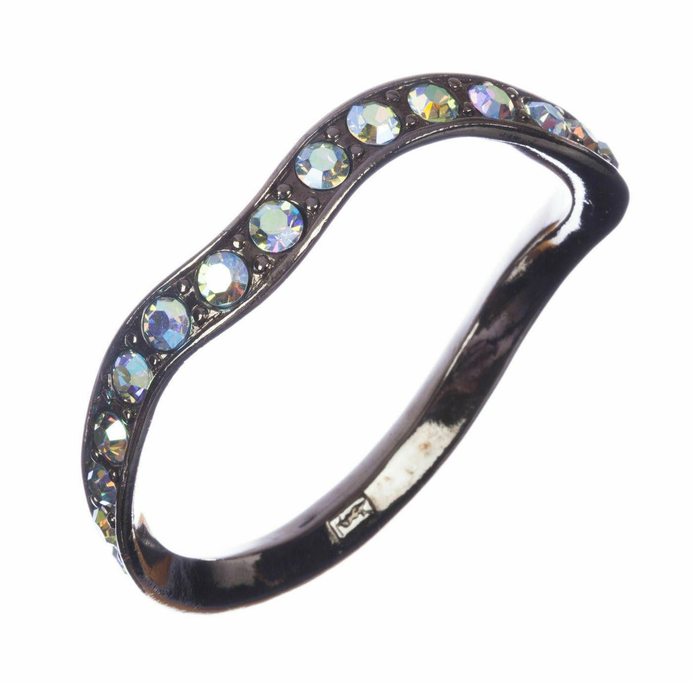 Yves Saint Laurent Yves Saint Laurent Aurora Borealis Rhinestone Bangle Size ONE SIZE - 1 Thumbnail