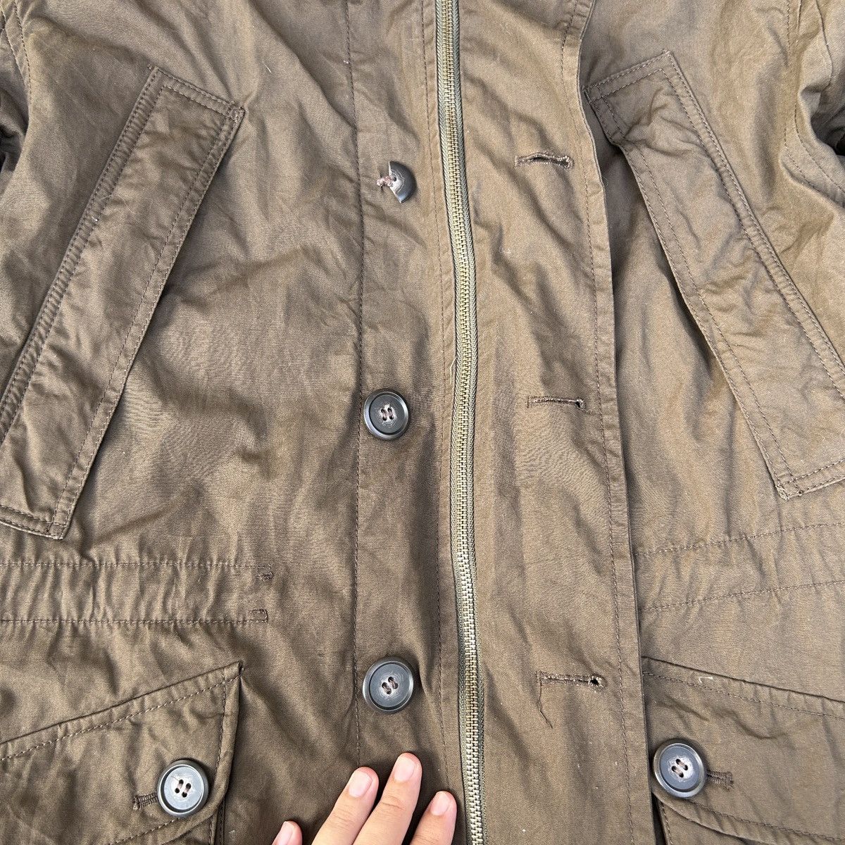 If Six Was Nine × Le Grande Bleu (L.G.B.) × PPFM Vintage PPFM Fur Parka Jacket 🧥 Size US M / EU 48-50 / 2 - 7 Thumbnail