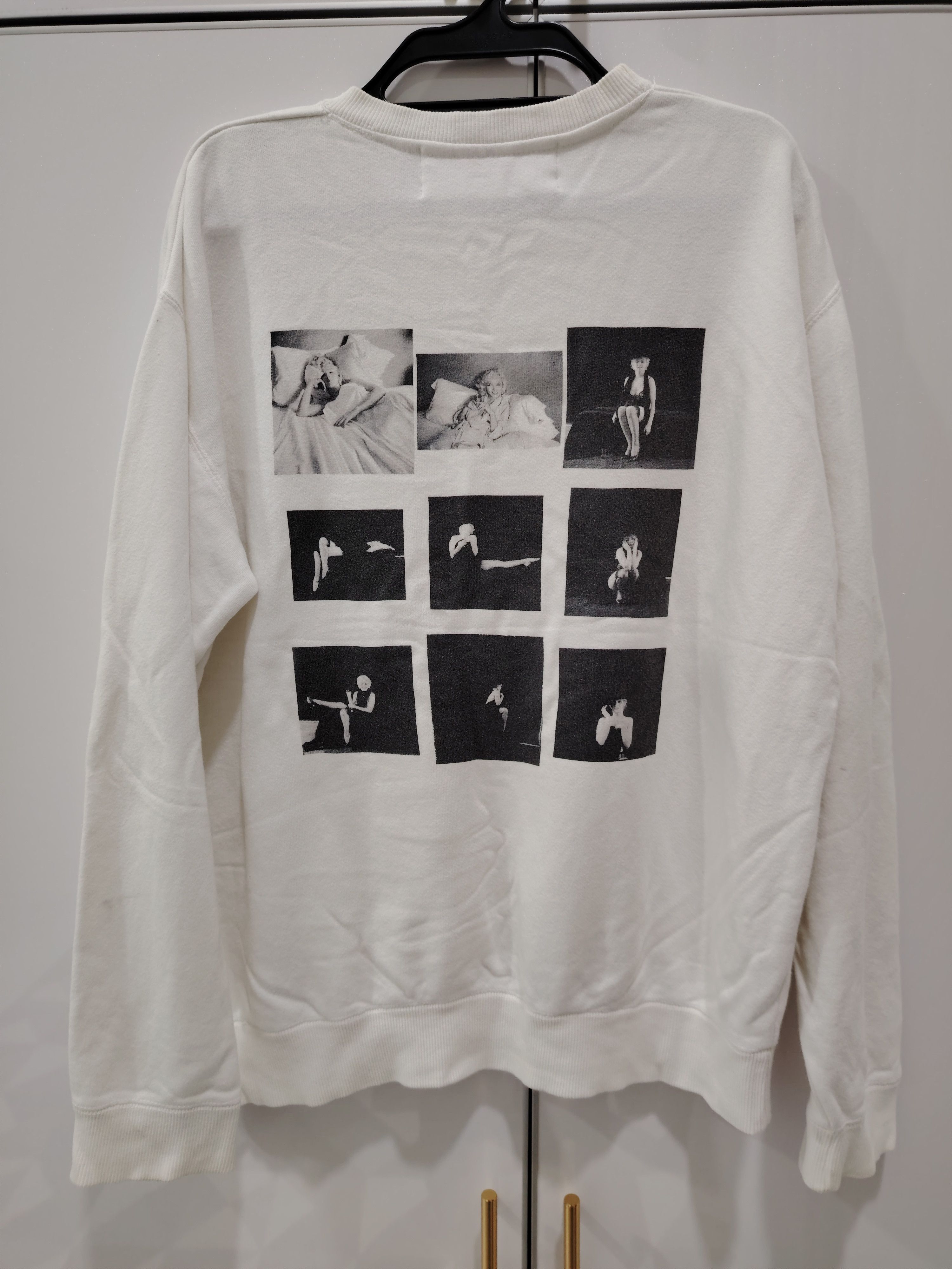 Designer Marilyn Monroe Box Logo Sweatshirt Size M / US 6-8 / IT 42-44 - 2 Thumbnail