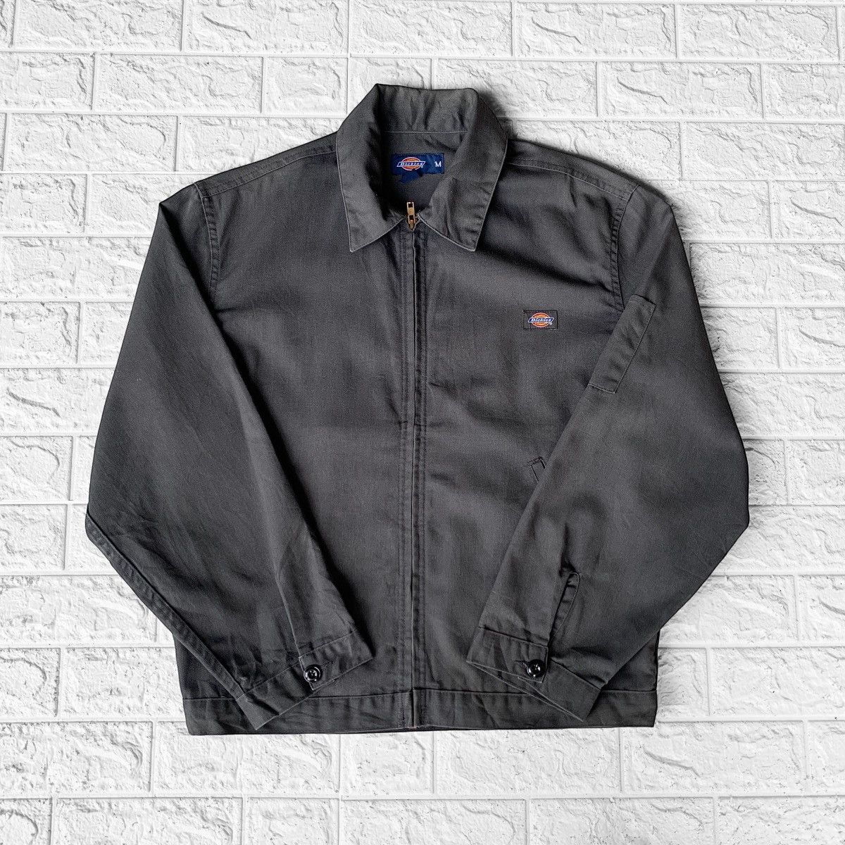 Dickies Vintage Dickies Workwear Zipper Jacket Size US L / EU 52-54 / 3 - 3 Thumbnail