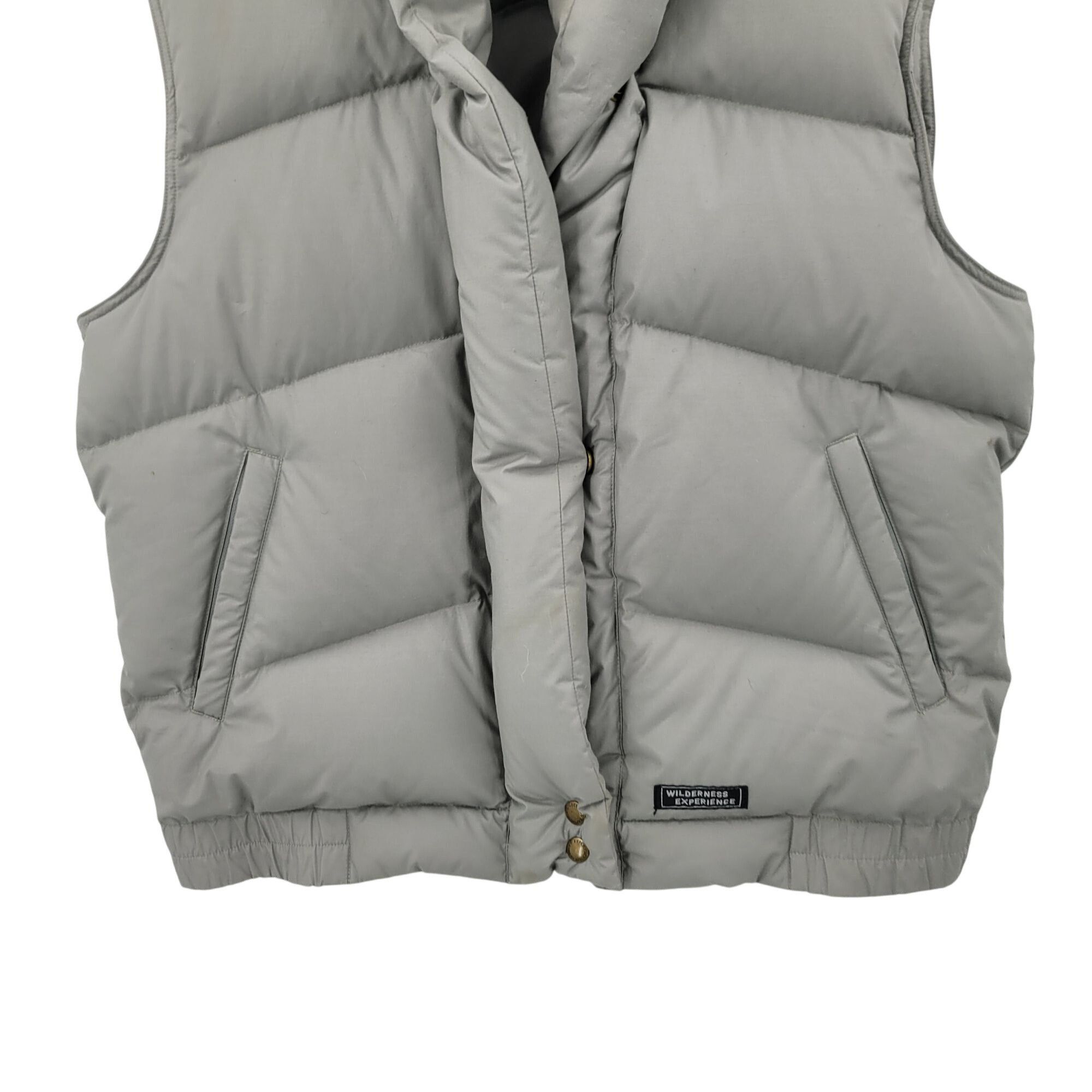 Vintage Vintage Puffer Vest L Gray Down Insulation Warm Outerwear Gr Size US L / EU 52-54 / 3 - 5 Thumbnail