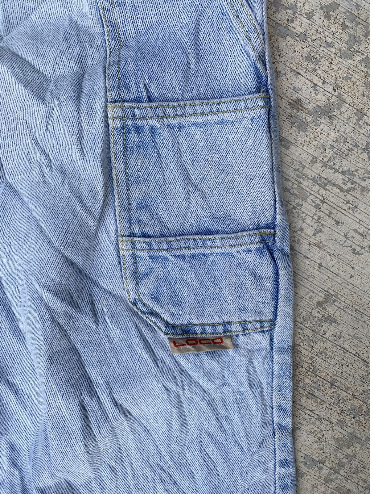 Japanese Brand Loco streetwear baggy carpenter denim Size US 35 - 8 Thumbnail