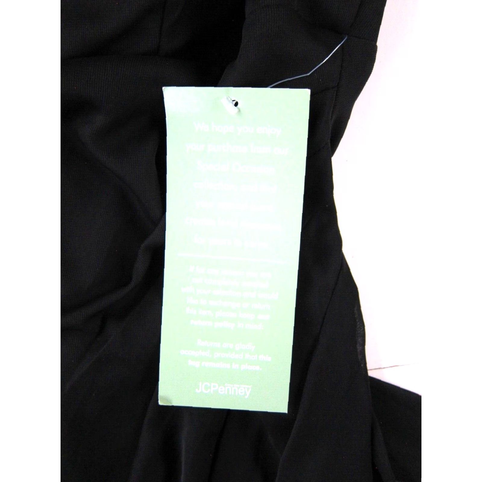 Vintage VINTAGE DJ-JAZ Black Beaded Cap Sleeve Ruched Stretch Formal Cocktail Party Dress 12 Size XL / US 12-14 / IT 48-50 - 4 Thumbnail