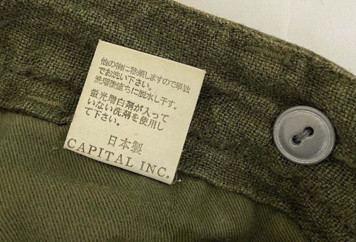 Kapital KAPITAL cotton linen cargo pants Size US 28 / EU 44 - 8 Thumbnail