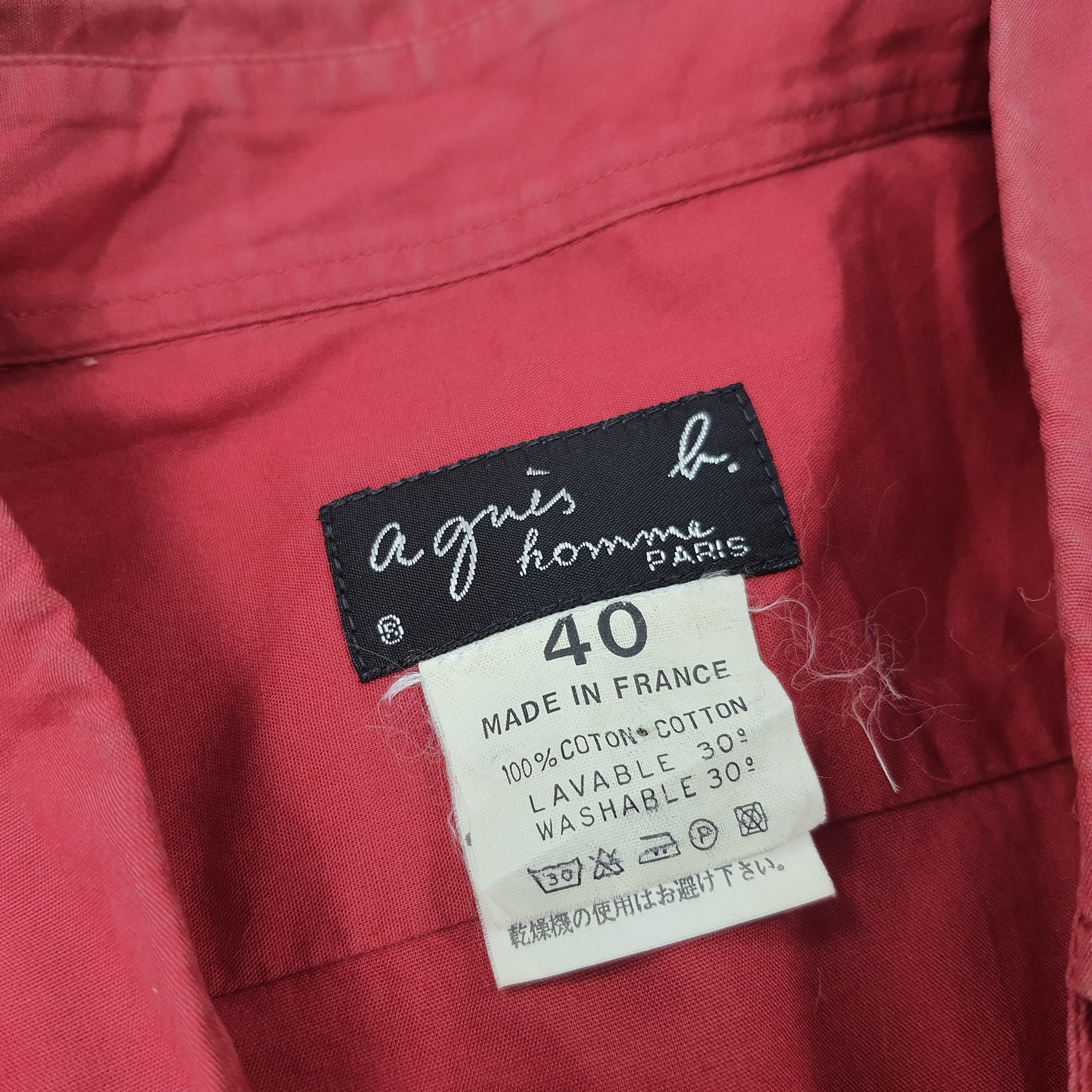 Designer × Vintage × agnes b. Vintage Agnes b. Designer Button Up Shirt C219N57 Size US M / EU 48-50 / 2 - 5 Thumbnail
