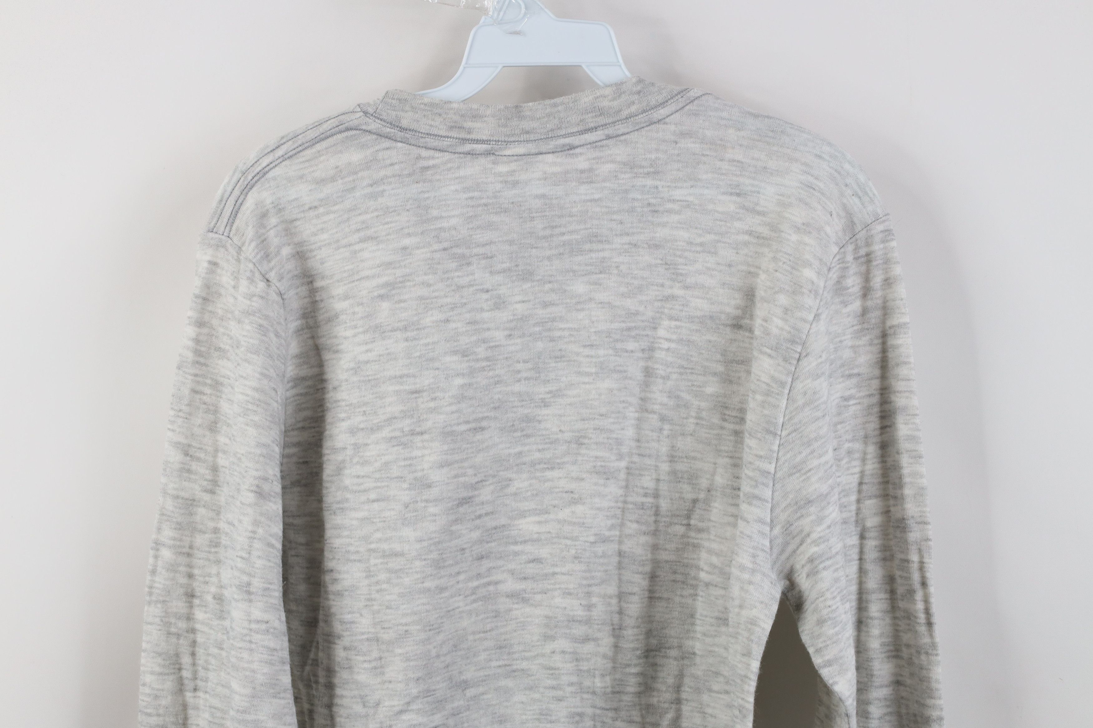 Vintage Vintage 90s Streetwear Wool Blend Thermal Knit T-Shirt USA Size US L / EU 52-54 / 3 - 8 Thumbnail