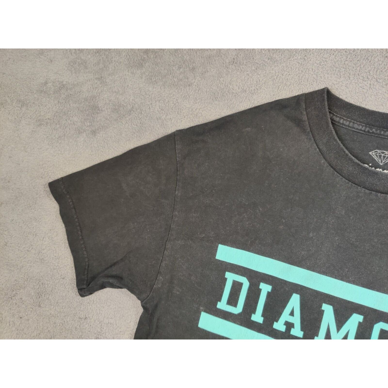 Diamond Supply Co. Diamond Supply Co Shirt Adult Mens Large Black Teal Size US L / EU 52-54 / 3 - 13 Thumbnail