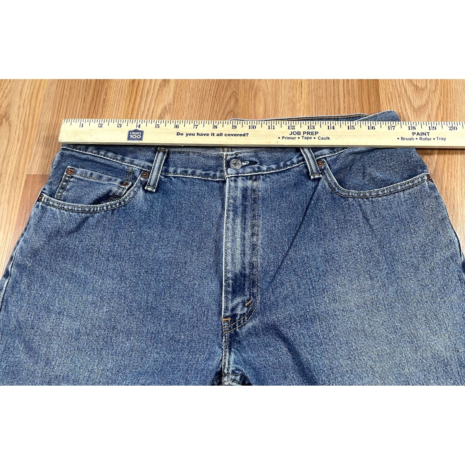 Levi's Levi'S Pants Mens 36 Blue Jeans 36Wx32L Strauss Straight Fit Denim Cotton Size US 36 / EU 52 - 3 Thumbnail