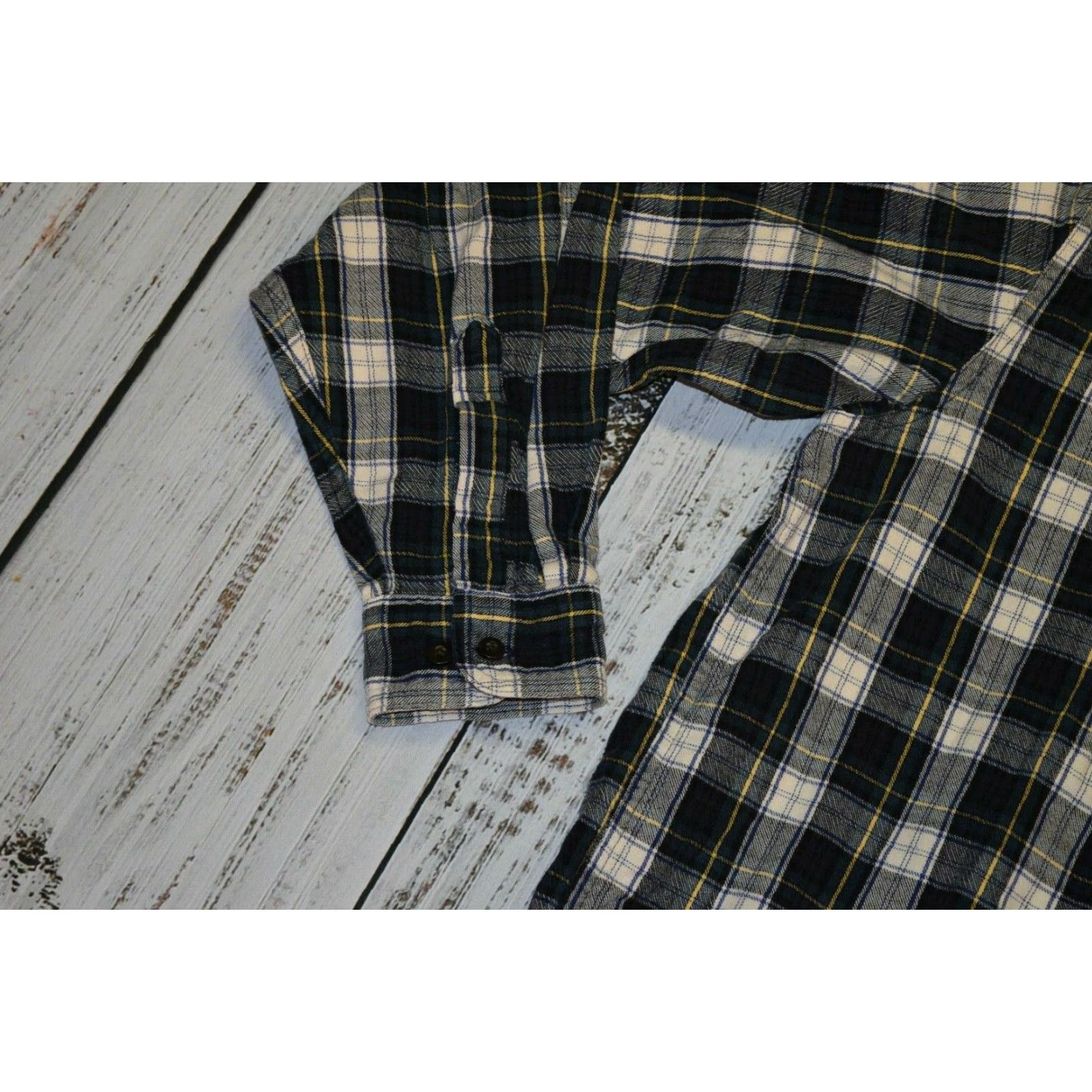 Vintage LL Bean Scotch Plaid Flannel Shirt Large Tall LT Green 100% Cotton Button-Up Shirt, Men, Vintage? No (adjust). Size US L / EU 52-54 / 3 - 3 Thumbnail