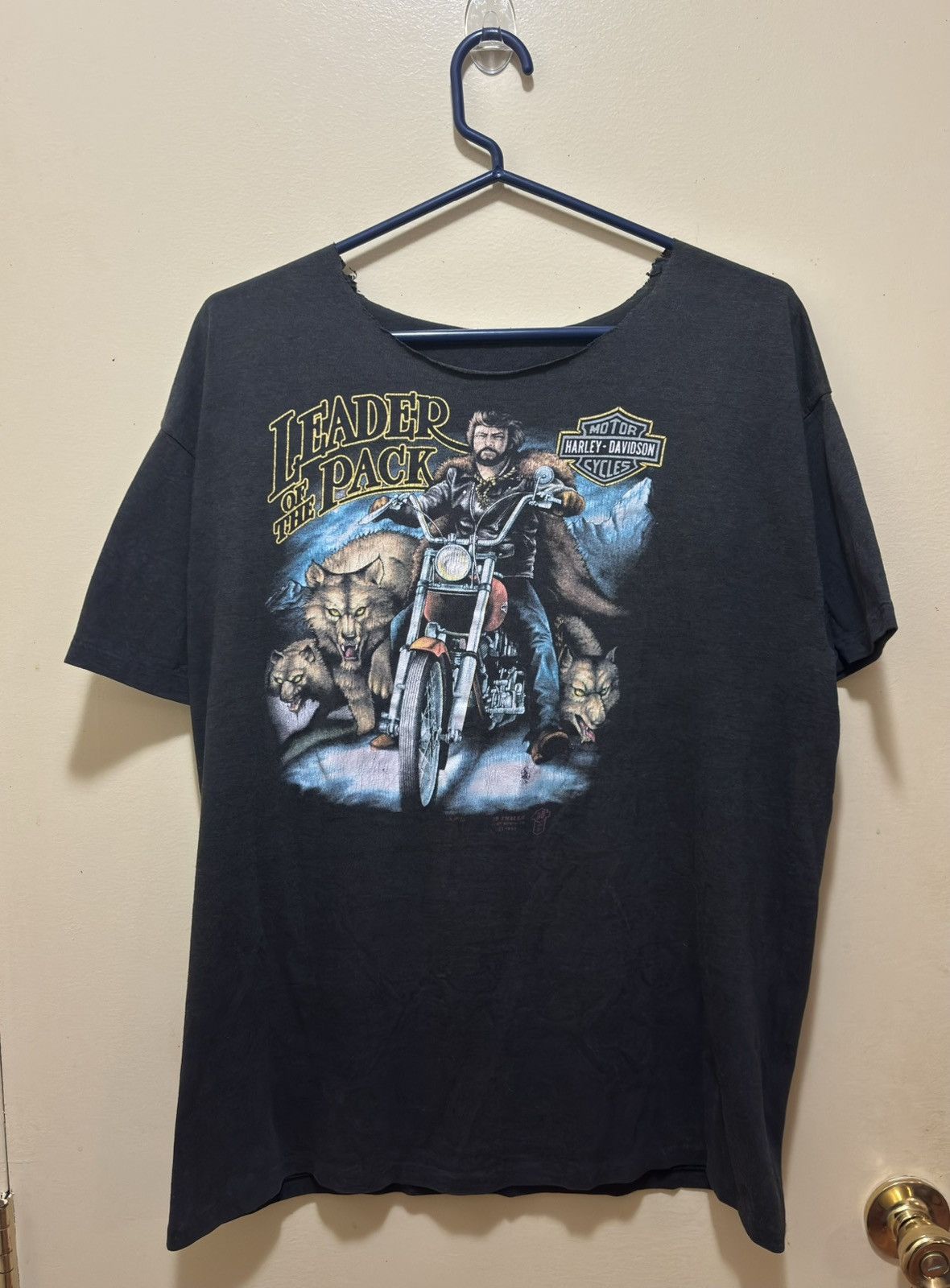 Harley Davidson Vintage 1988 Harley Davidson 3D Emblem Size US L / EU 52-54 / 3 - 1 Thumbnail