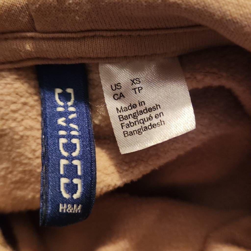 H&M Divided H&M Men's Size XS Tan NASA Hoodie Size US XS / EU 42 / 0 - 6 Thumbnail
