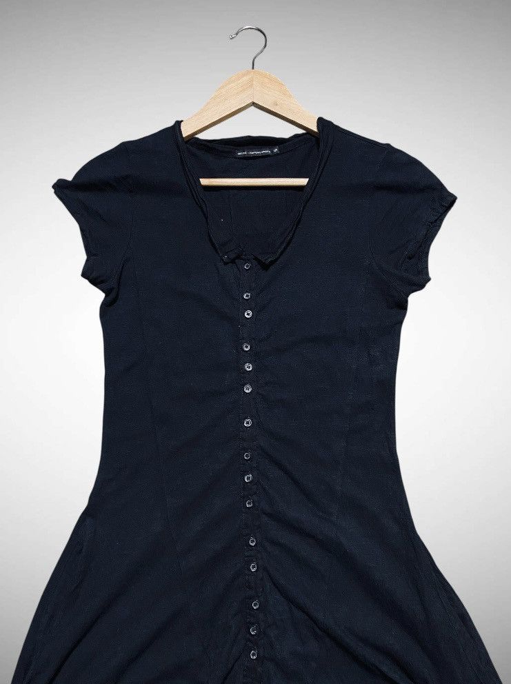 Marithe + Francois Girbaud Archive MFG Ruched Bubble Hem Dress Grunge Avant Garde Size S / US 4 / IT 40 - 6 Thumbnail