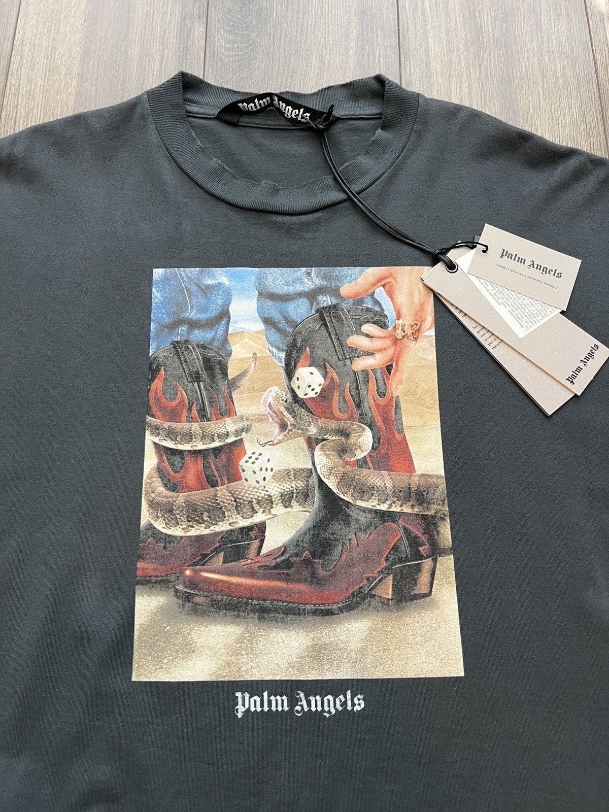 Palm Angels Palm Angels Dice Game Classic Tee Size US M / EU 48-50 / 2 - 2 Thumbnail