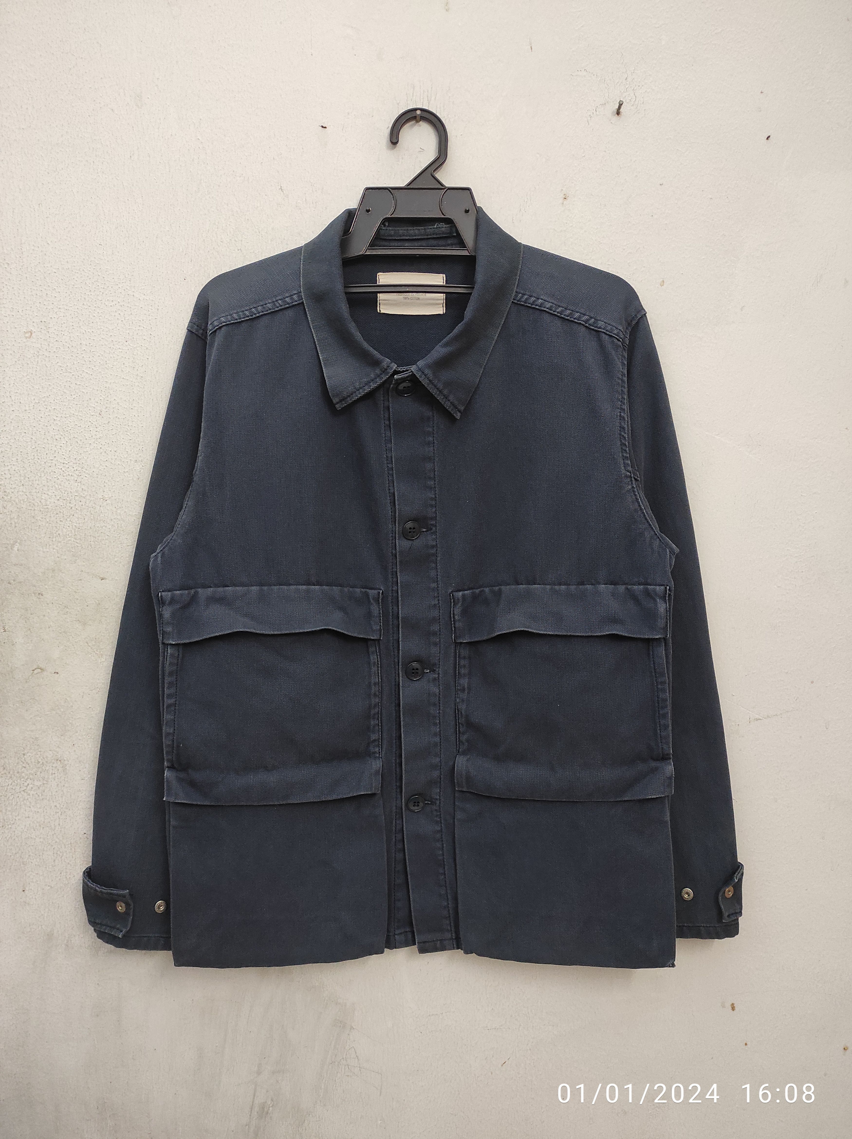 Zucca Archive 1994 ZUCCA TRAVAIL old cotton Euro work jacket Size US S / EU 44-46 / 1 - 8 Thumbnail