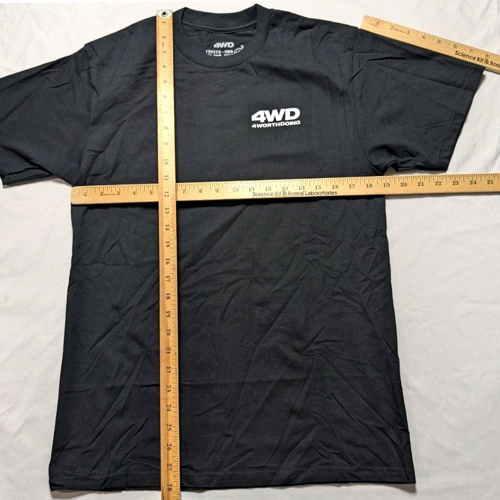 Vintage VINTAGE 4WorthDoing 4WD Lets Hang T-Shirt Mens M Black Crew Neck Short Sleeve Graphic Tee Urban Style Size US M / EU 48-50 / 2 - 6 Thumbnail