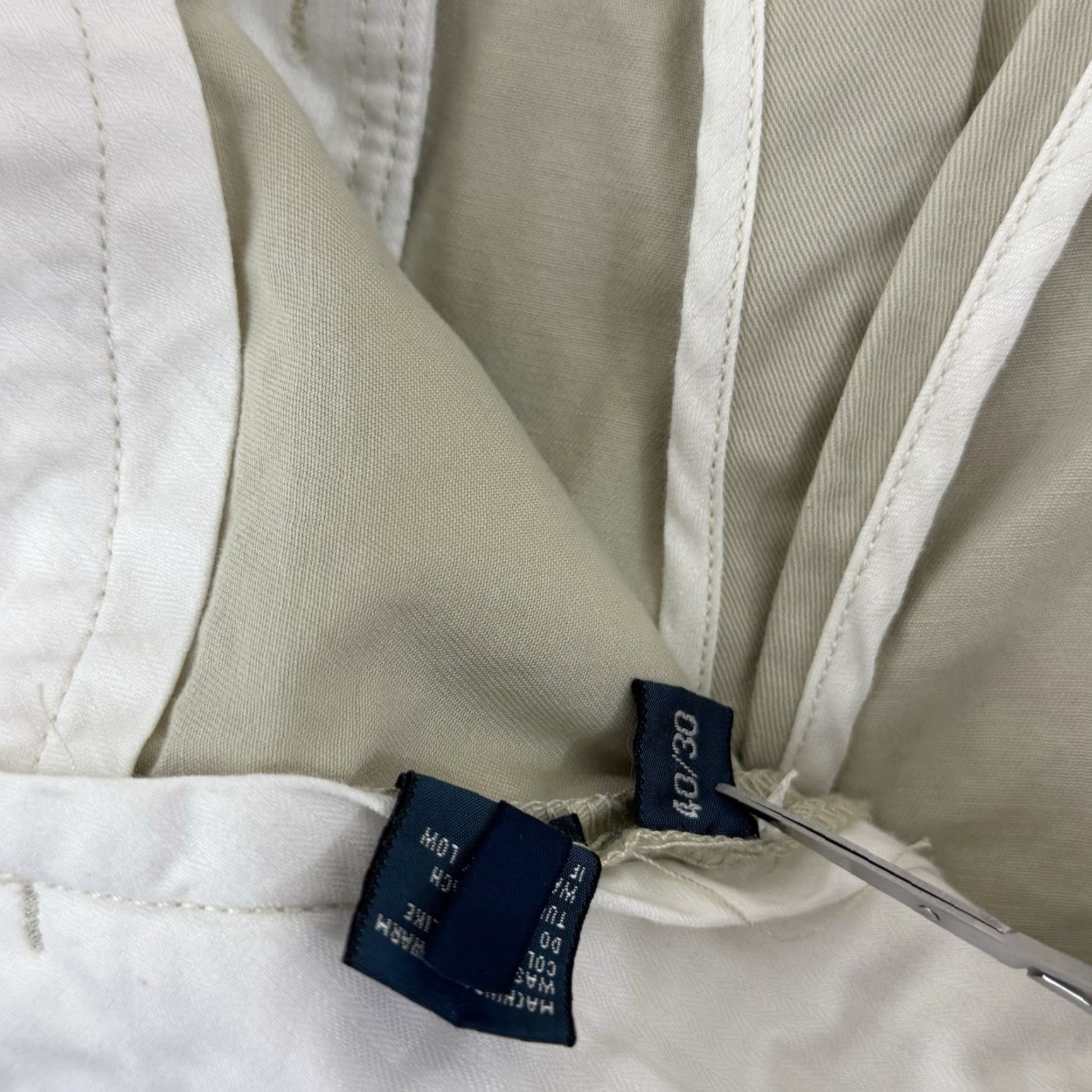 Polo Ralph Lauren VINTAGE Polo Ralph Lauren Andrew Pants Mens 40x30 Beige Chino Dress Preppy Casual Shirt? Size US L / EU 52-54 / 3 - 6 Thumbnail
