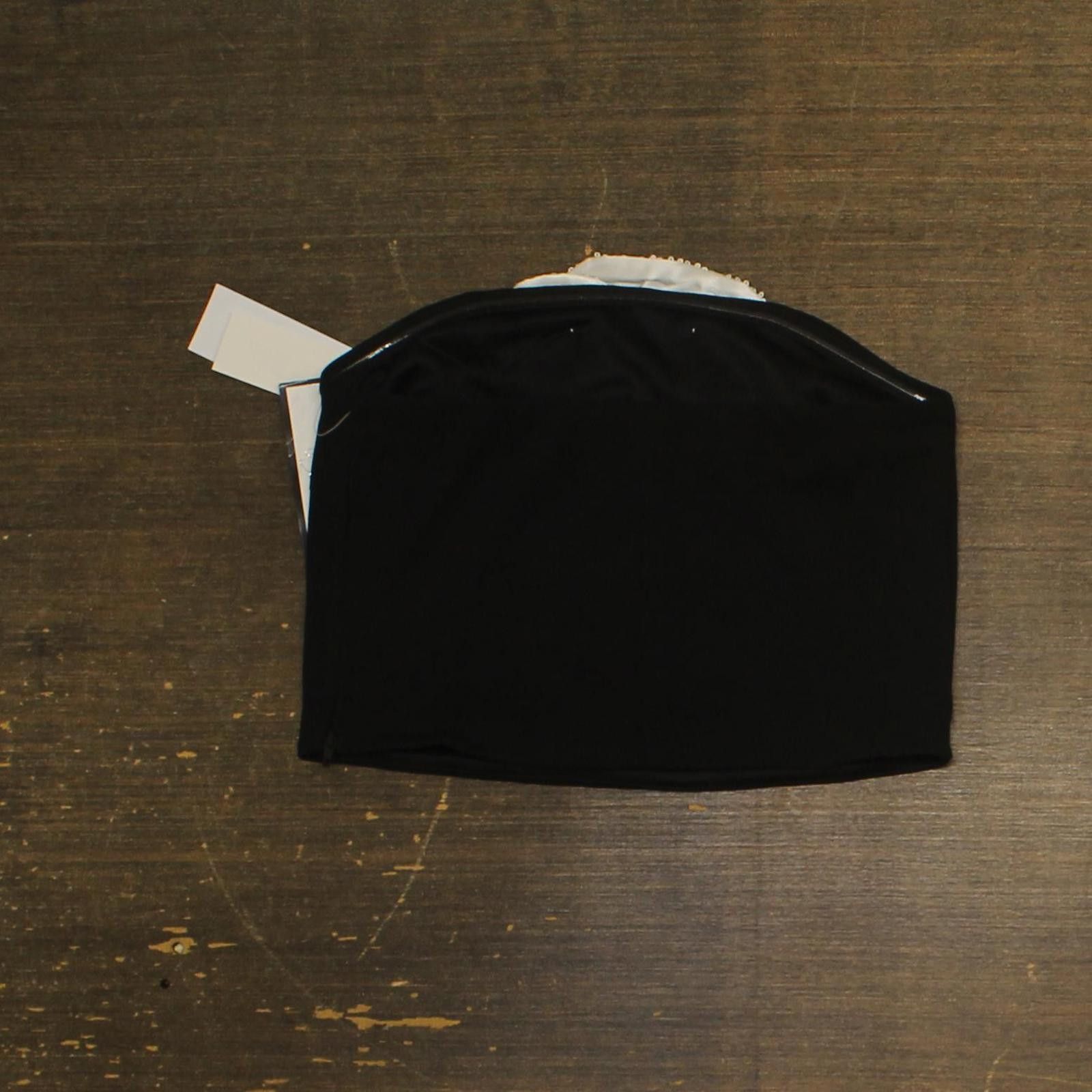 Other Alex & Sophia Juniors Rosette-trim Tub Top Black / Ivory 3/4 Size M / US 6-8 / IT 42-44 - 2 Thumbnail